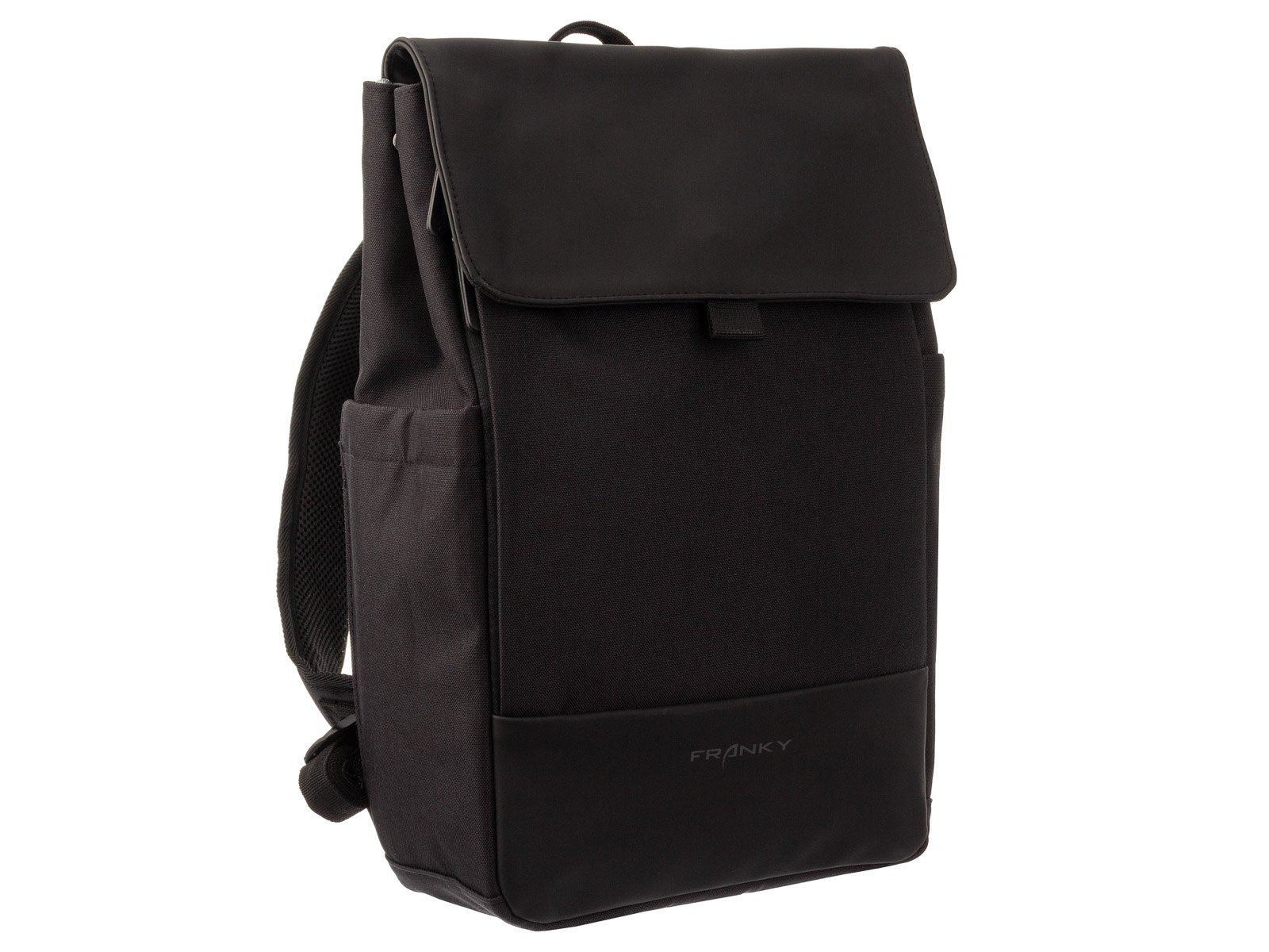 mit 15" schwarz ca.15", ca. Laptopfach Laptofach Franky RS67 Franky Freizeitrucksack Freizeitrucksack