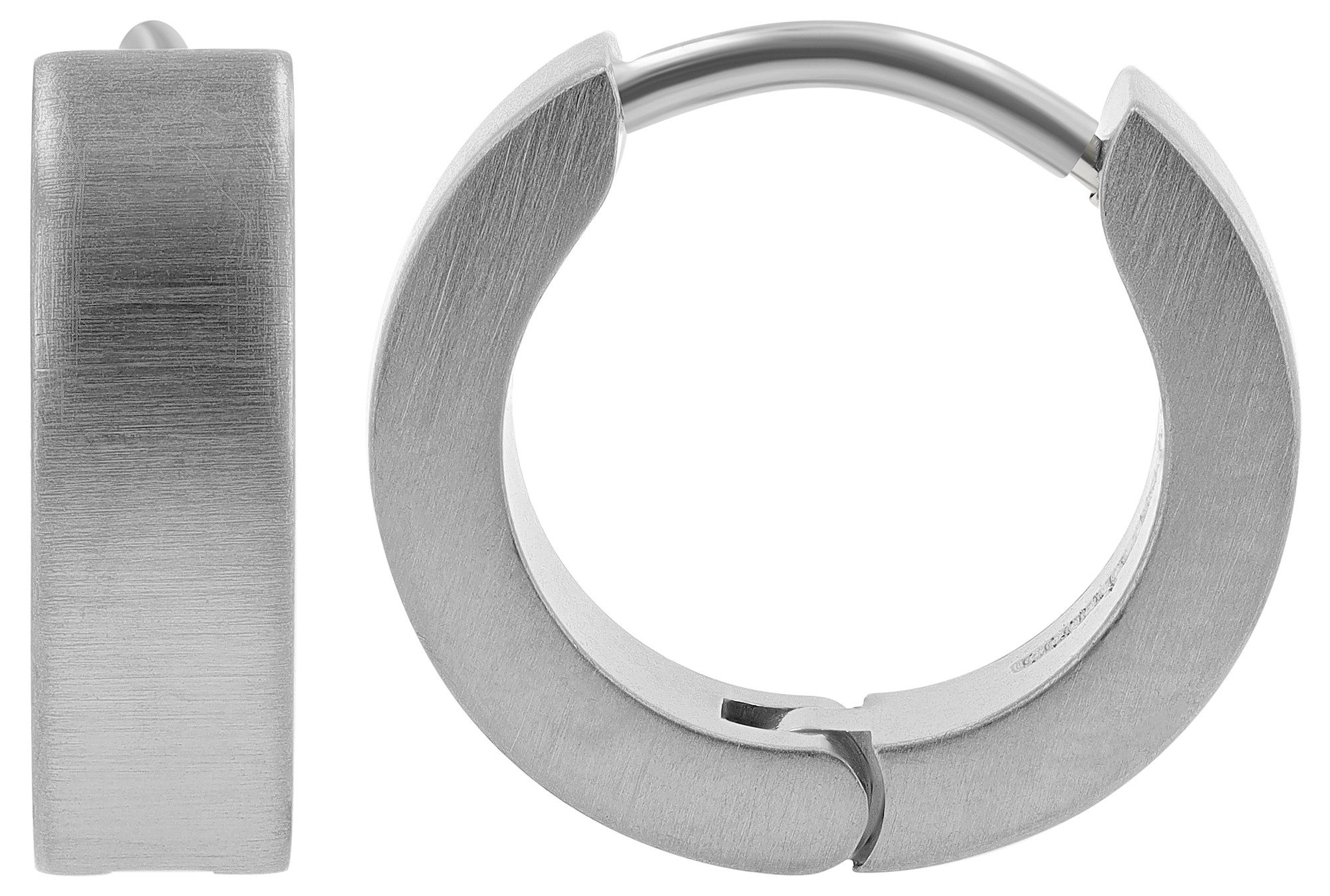Adelia´s Paar Creolen Ohrringe – Creole aus Titan, Ideal zum Verschenken – schlicht und stilvoll