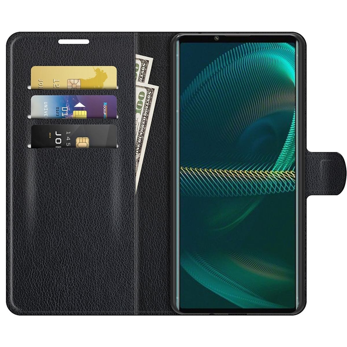 König Design Handyhülle Sony Xperia 5 III, Schutzhülle Schutztasche Case Cover Etuis Wallet Klapptasche Bookstyle