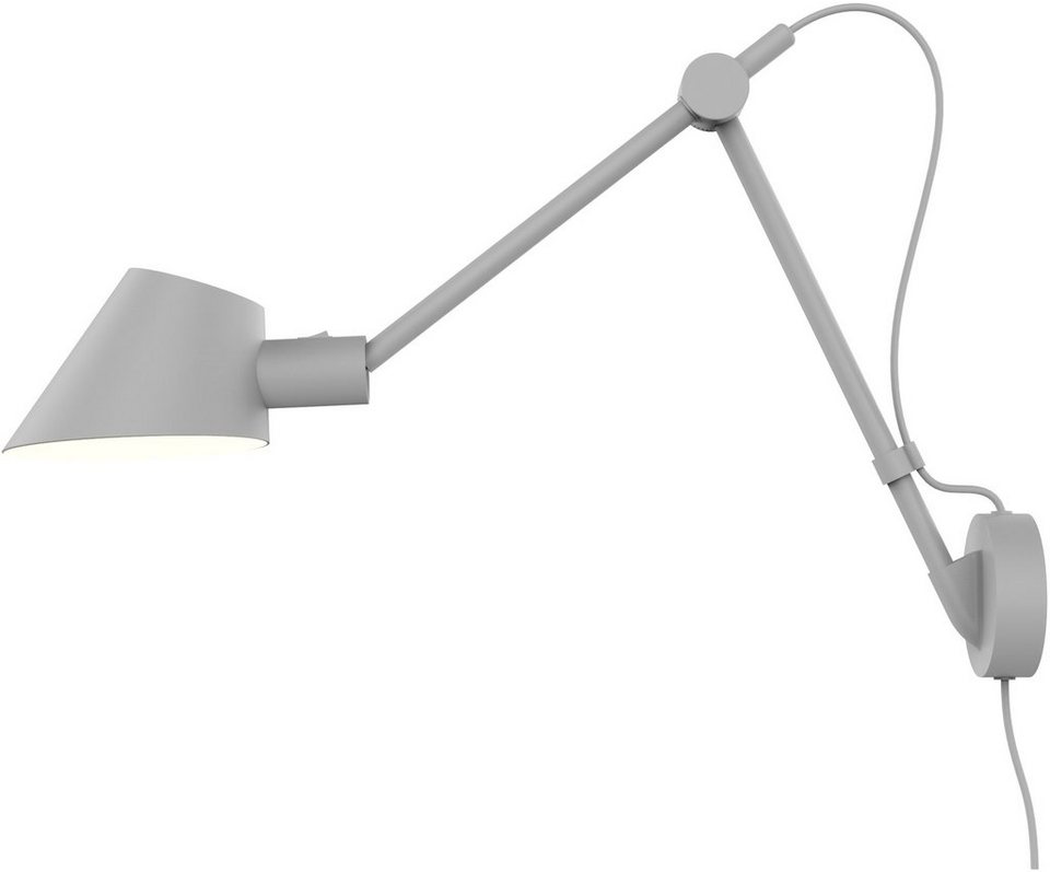 design for the people Wandleuchte STAY, ohne Leuchtmittel, Gelenkarm  flexibel verstellbar, geeignet für Standard E27 LED Leuchtmittel