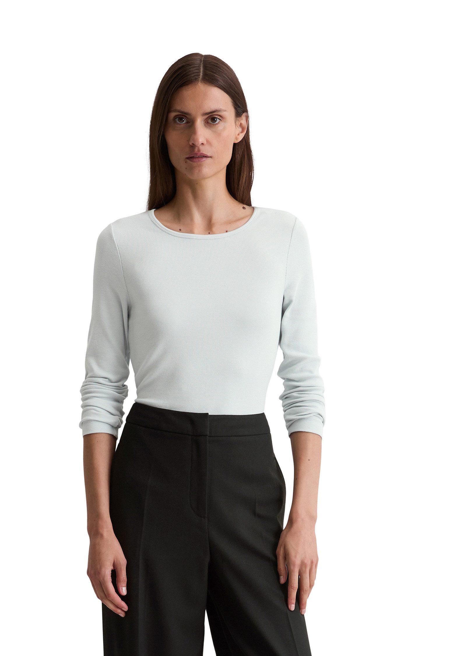 Marc O'Polo Langarmshirt aus TENCEL™ Modal-Baumwolle-Mix günstig online kaufen