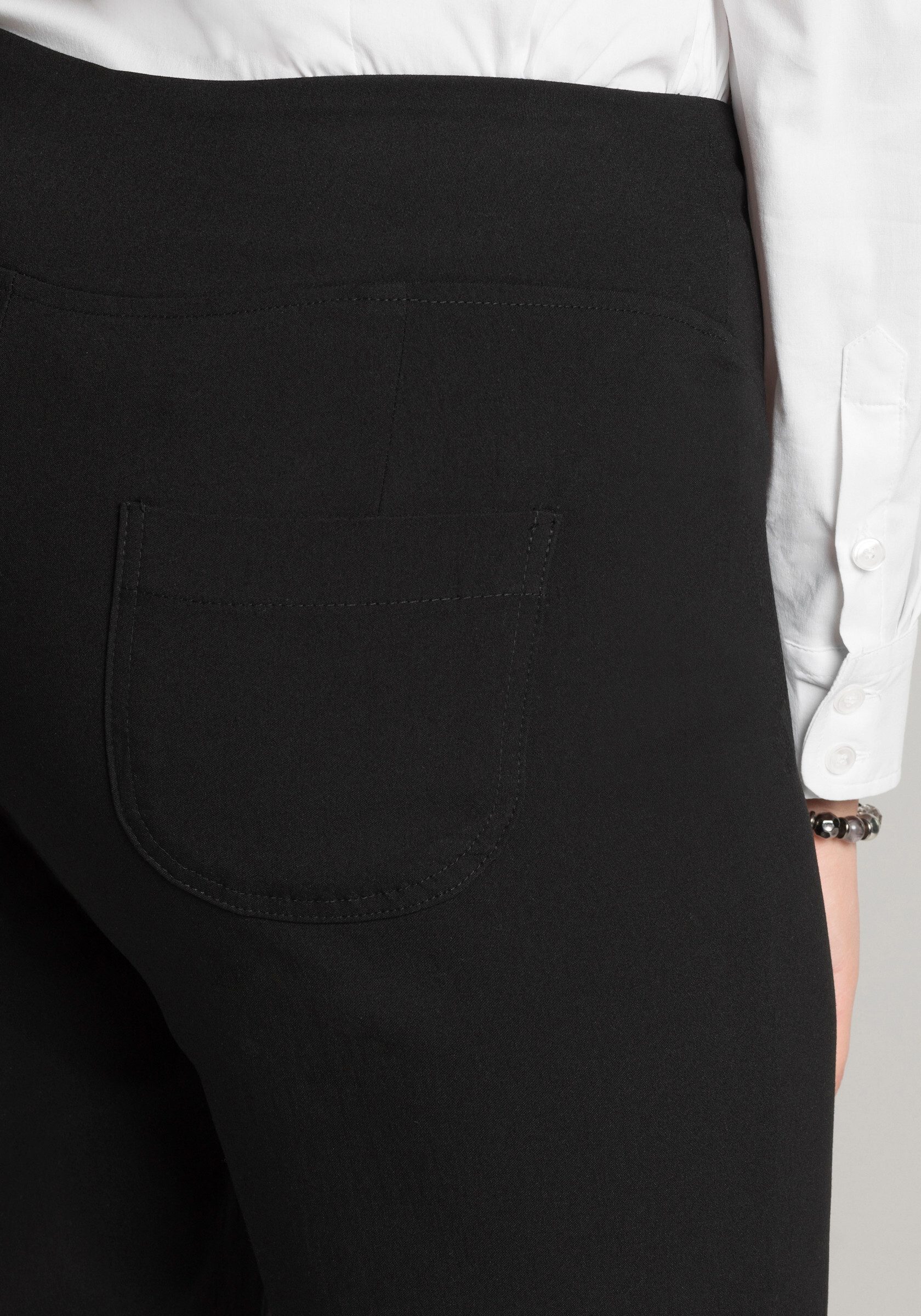 Sheego Jerseyhose Bootcut-Hose mit Bodyforming-Effekt – Bild 4 von 5
