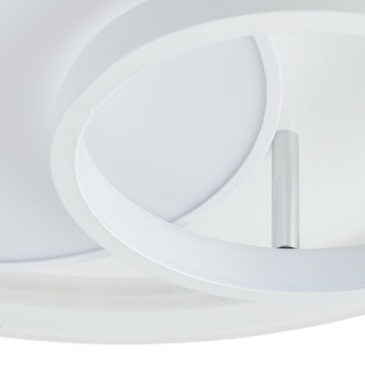 Sigune, Brilliant Deckenleuchte 40x40cm Lampe, LED 1x Sigune 3000K, weiß/schwarz, integrier LED Deckenleuchte