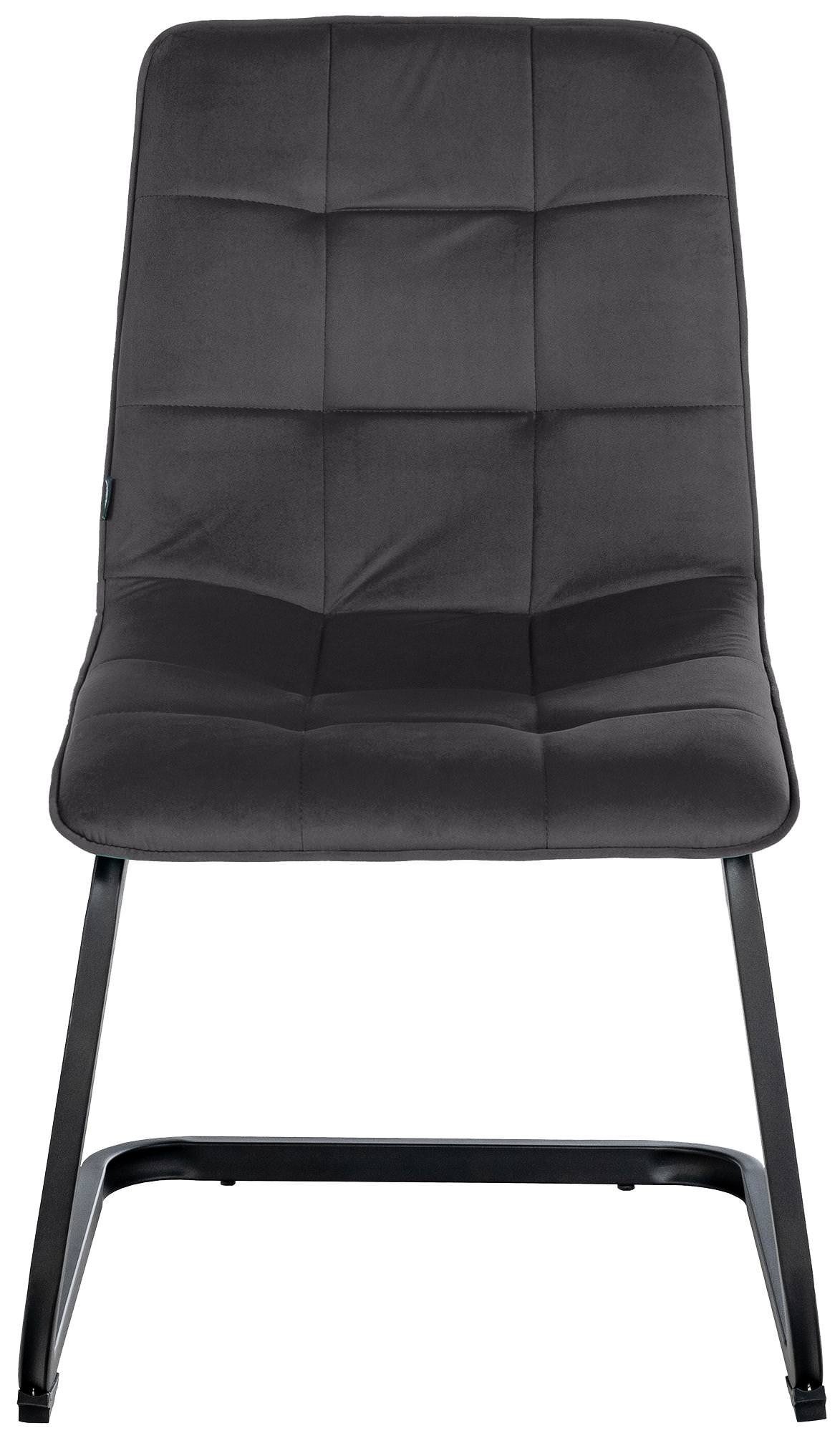 CLP Esszimmerstuhl Vermont (2er Set), Freischwinger mit Samtbezug – Bild 3 von 5