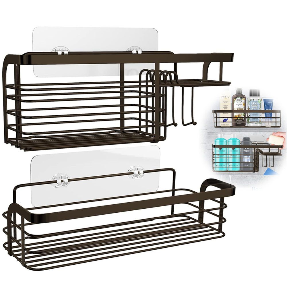 SURFOU Duschregal duschablage ohne bohren badezimmer organizer duschregal o günstig online kaufen