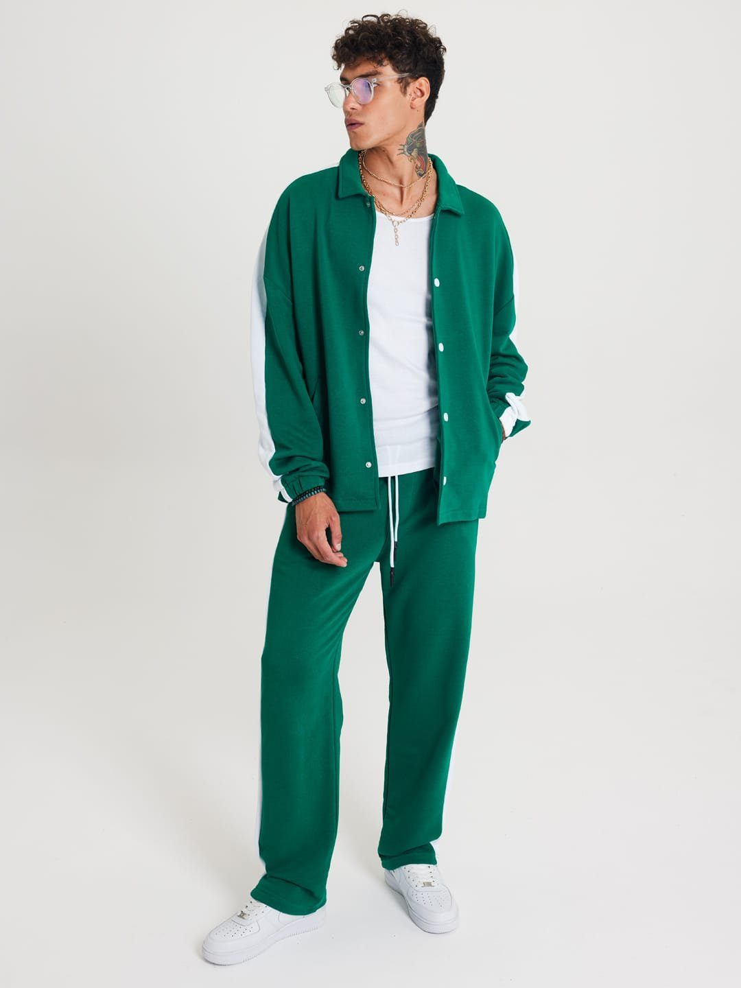 COFI Casuals Jogginganzug Jogger Set Stripe günstig online kaufen