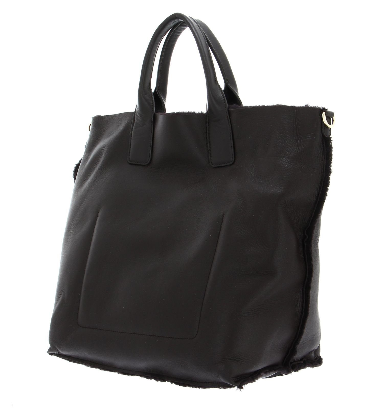 Abro Shopper Leather Shearling Casharel
