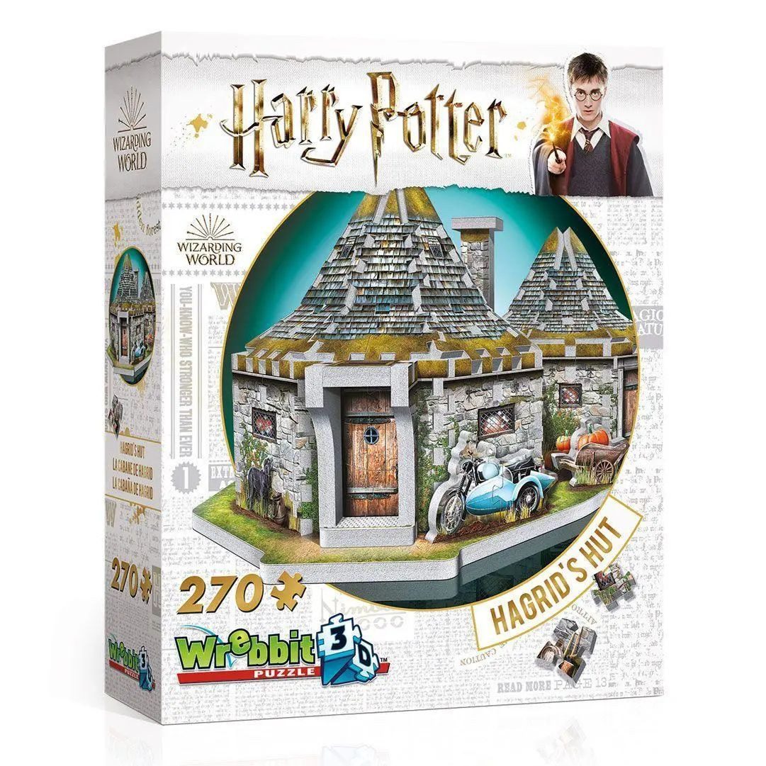 JH-Products Puzzle Hagrids Hütte - Harry Potter. 3D-PUZZLE (270 Teile), 270 Puzzleteile