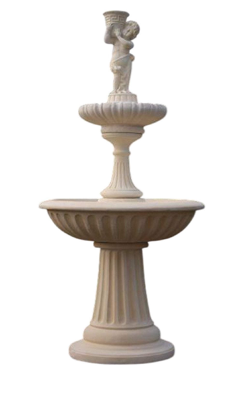 Xlmoebel Gartenbrunnen Neu: Dekorative Gartenbrunnen Skulptur 187cm, (Artikel NOEMI Z DZIECKIEM 2), Hergestellt in Europa