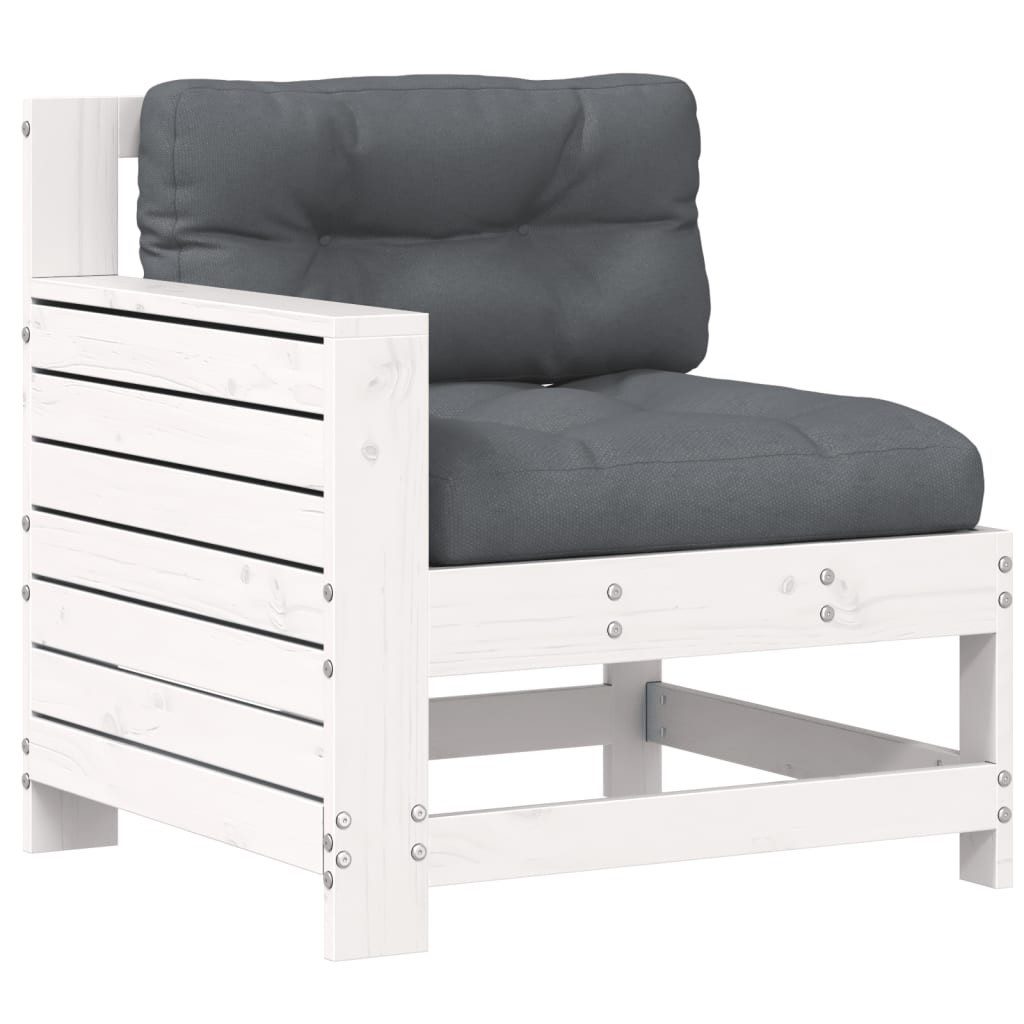 vidaXL Sofaelement Gartensofa mit Armlehne und günstig online kaufen