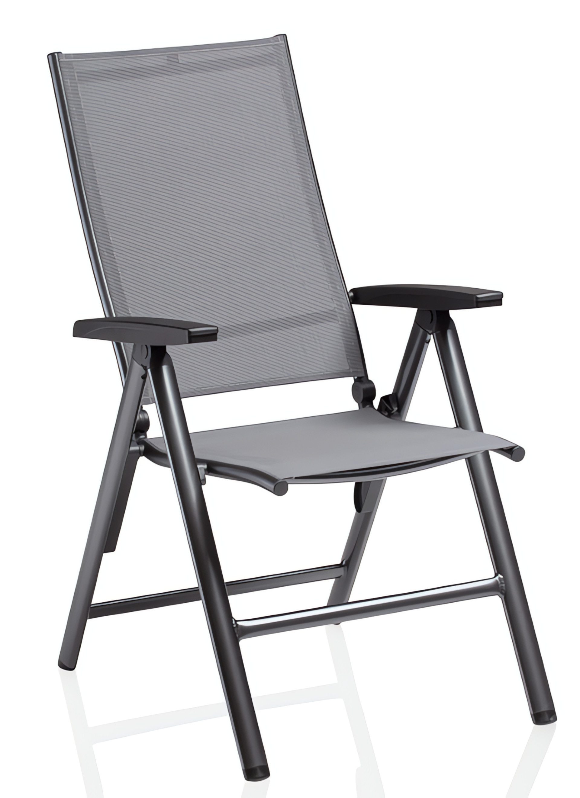 KETTLER Gartenstuhl CIRRUS Silver-Line Multiposi.-Sessel anthr. / anthr.-grau, 10cm höher