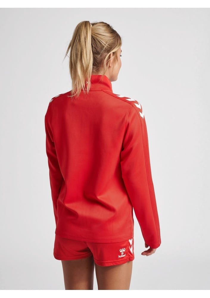 hummel Trainingsjacke hmlCORE XK Poly Zip Sweat (Polyester-Sweatstoff, Front-Reißverschluss)