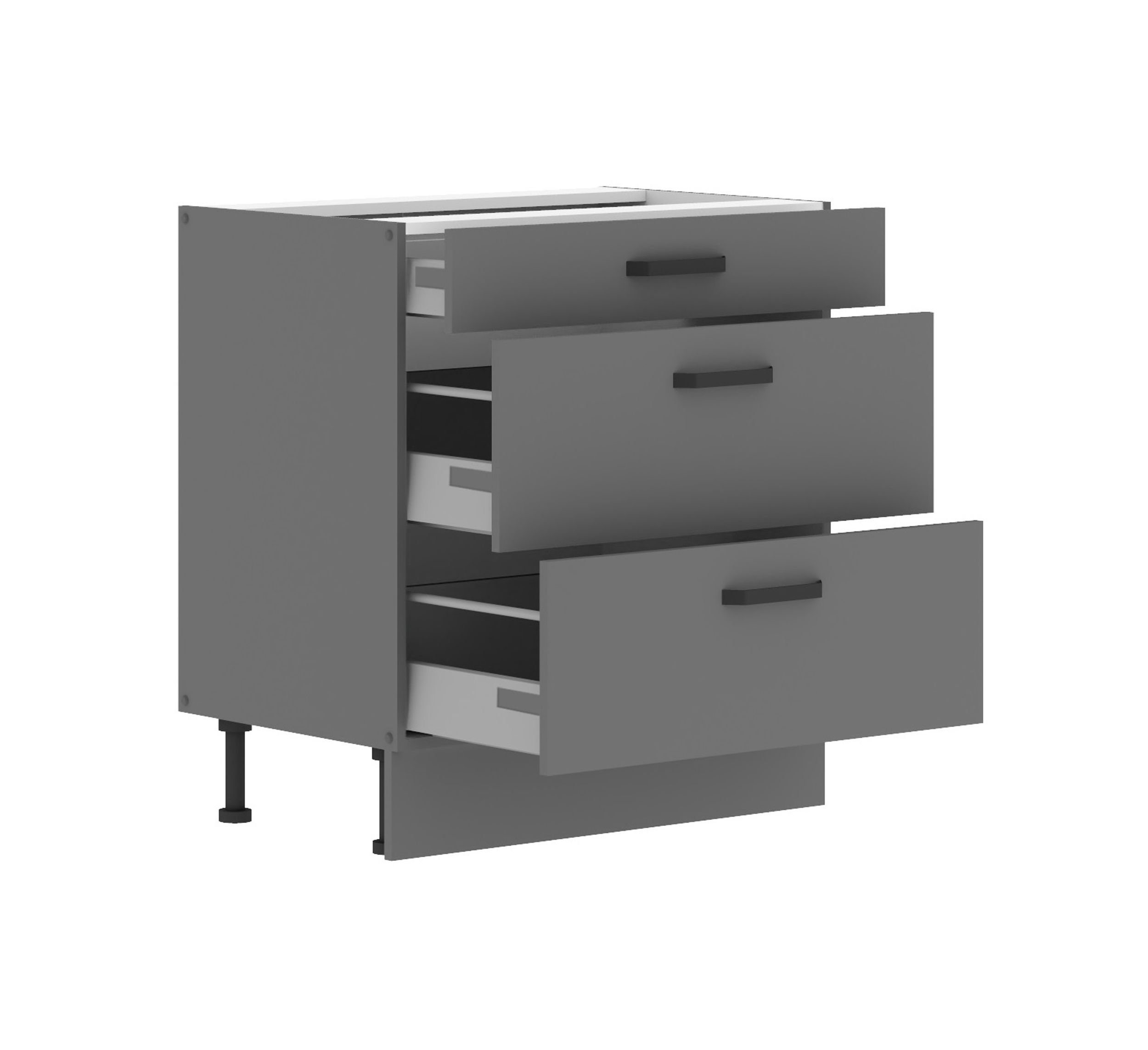 Küchen-Preisbombe Unterschrank 80 cm Küche NESSA günstig online kaufen