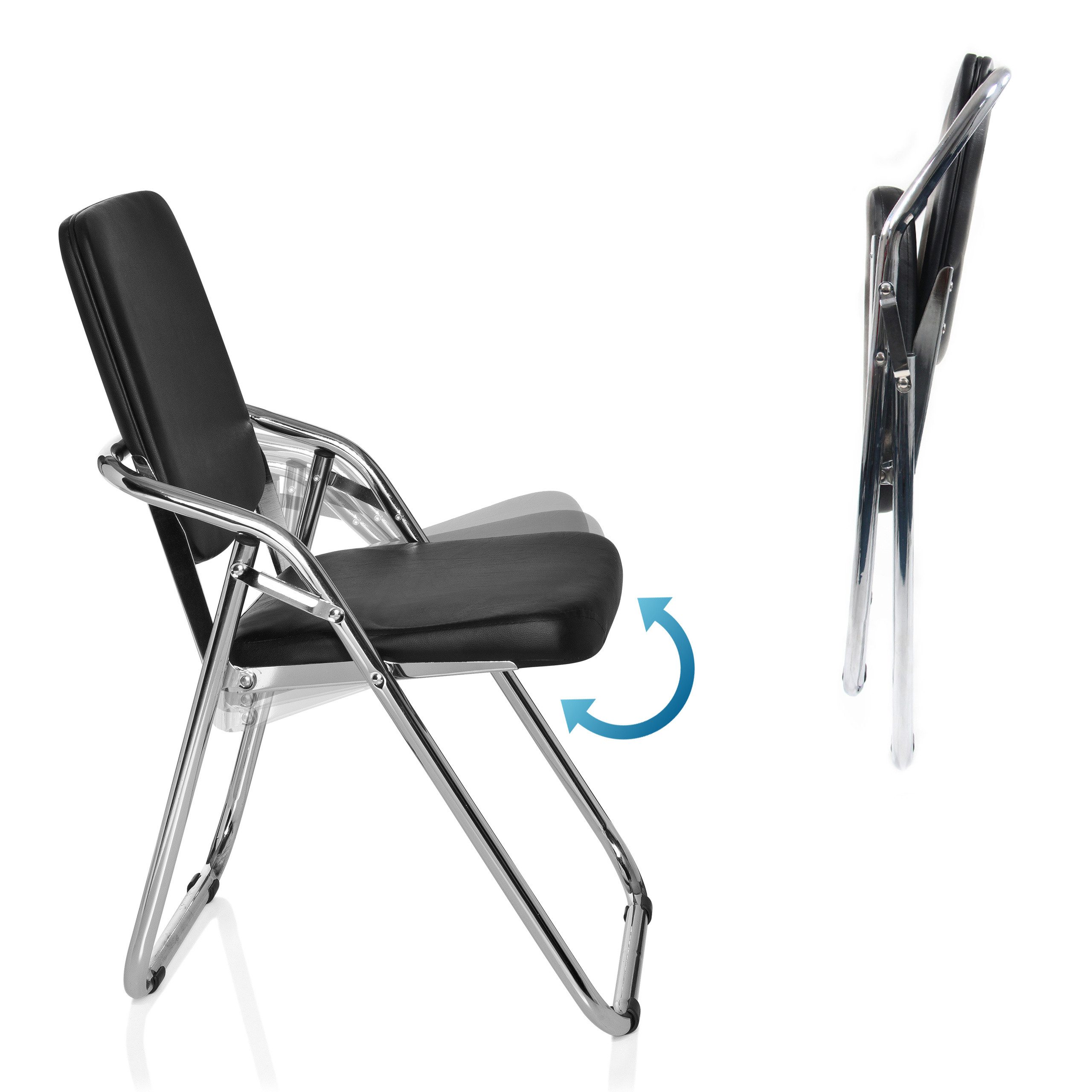 hjh OFFICE Klappstuhl Klappstuhl ESTO Kunstleder, gepolstert, Faltstuhl Bes günstig online kaufen