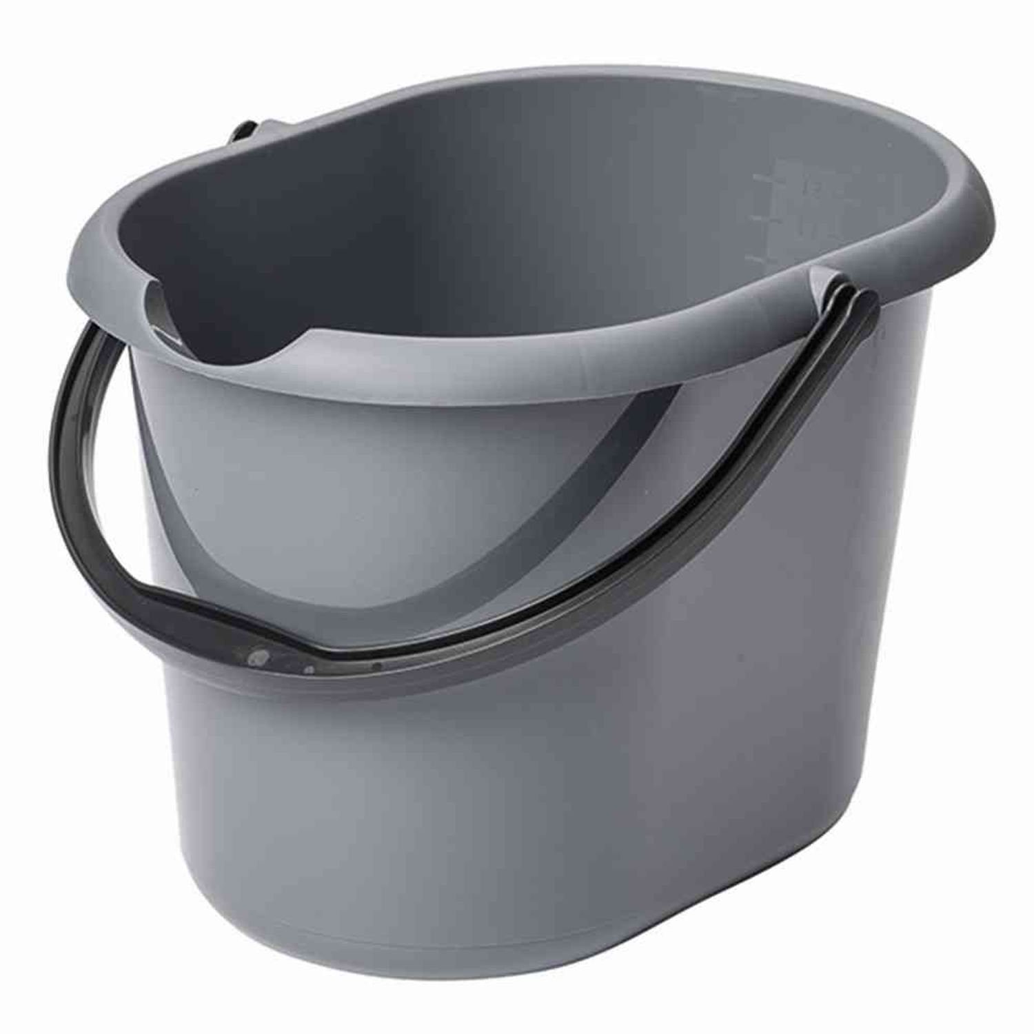 ALPFA Putzeimer Putzeimer oval 13 l Kunststoff, farbig sortiert