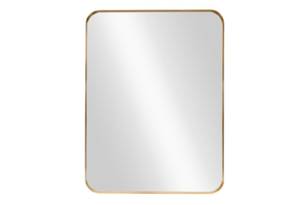 riess-ambiente Wandspiegel AMSTERDAM 100cm gold – Aluminium, modern, horizontal & vertikal (Einzelartikel, 1-St), Spiegel für mehr Licht & Weite – ideal für Wohn- oder Schlafzimmer