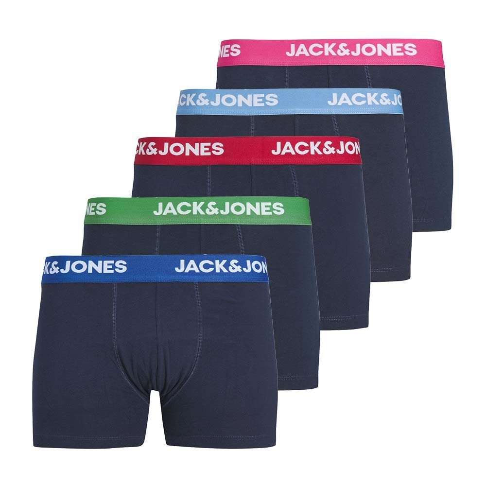 Jack & Jones Boxershorts JACK & JONES Herren 5er Pack Boxershorts S M L XL XXL 5er Pack #MIX13