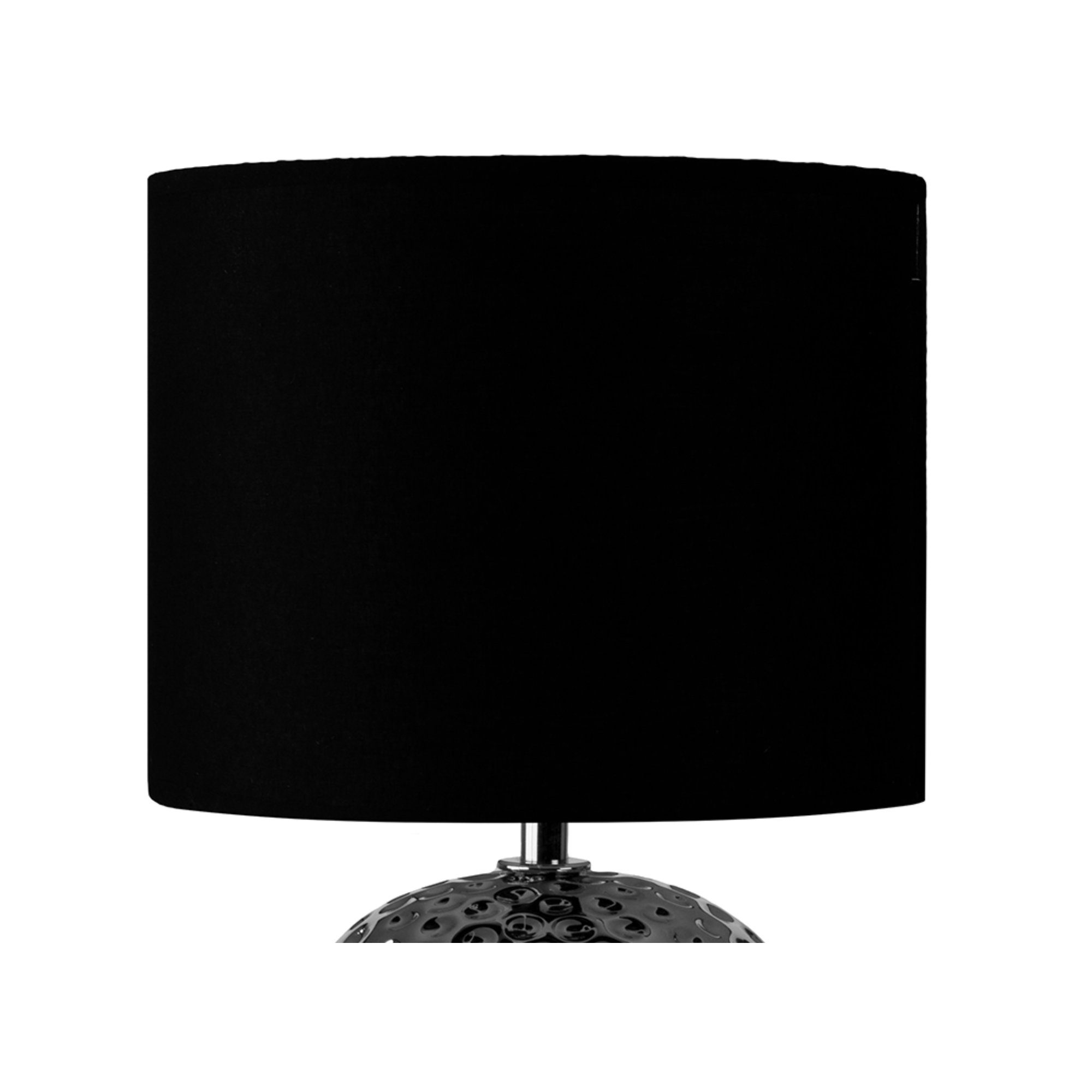 FRAGI Nachttischlampe Tischlampe 1,5m, Wohnzimmer Leuchmittel Schlafzimmer, Konsimo silber/schwarz wechselbar, Tischleuchte E14