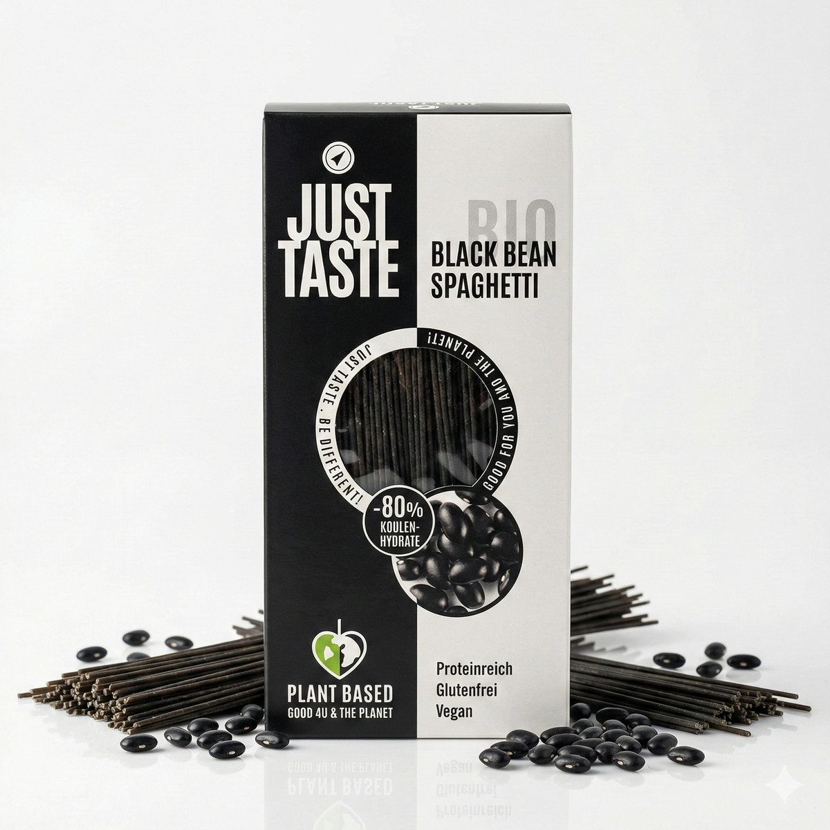 JUST Nudeln JUST TASTE Black Bean Spaghetti