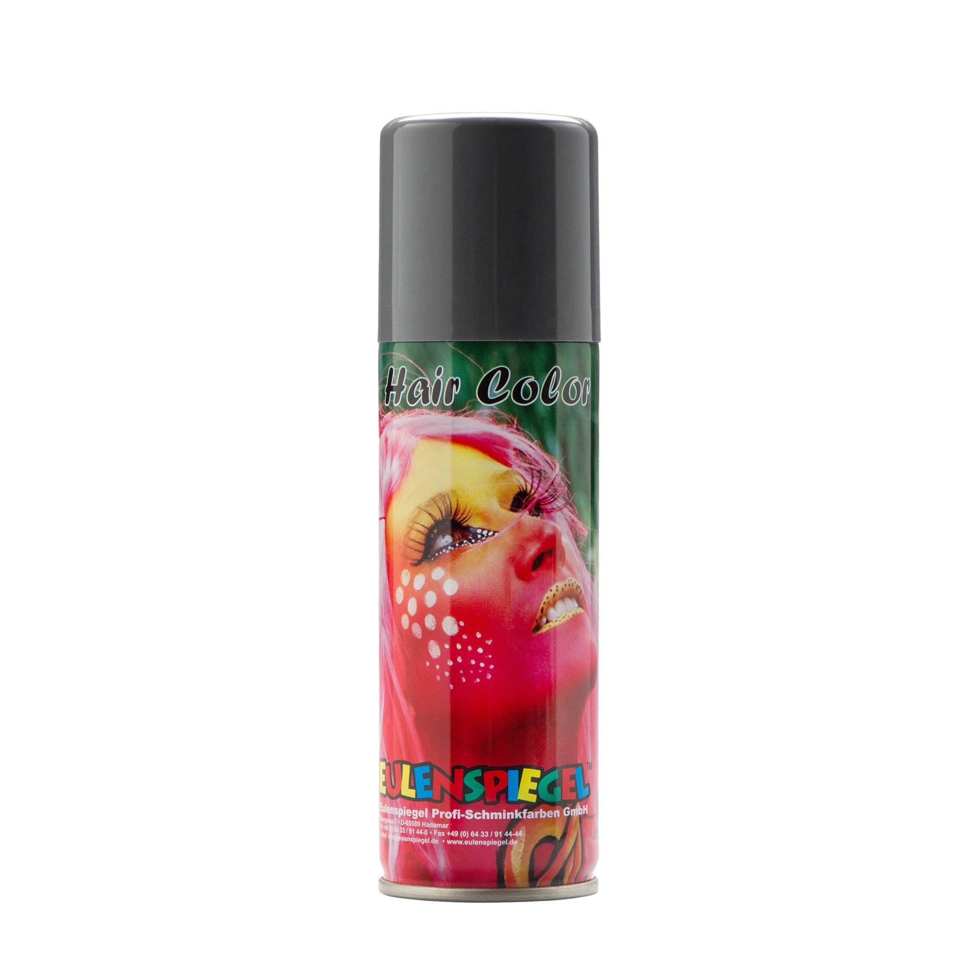Eulenspiegel Haarfarbe Farbe Haarspray – Temporäre Haarfarbe für Fasching & Party 125ml Dose, Qualitätsprodukt, intensiv und beeindruckend