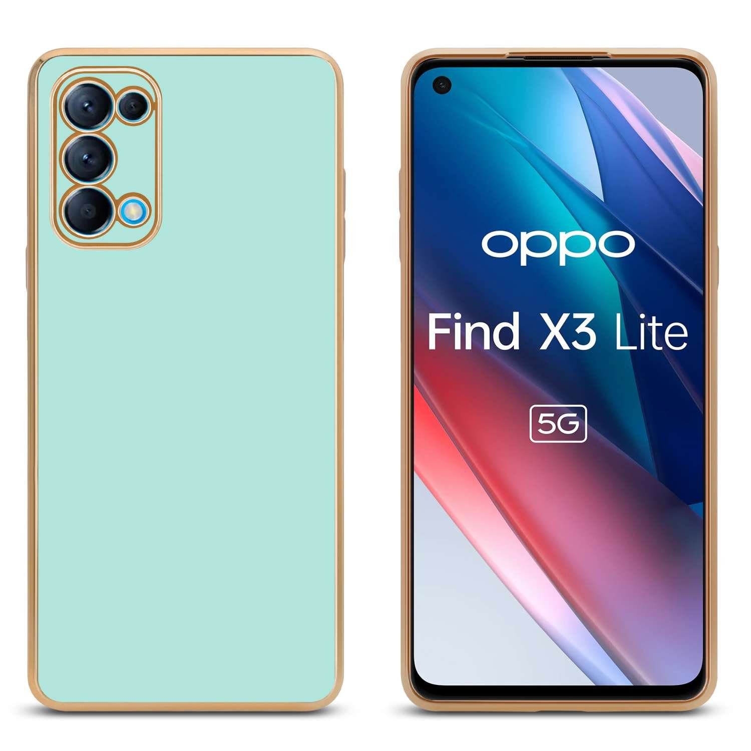 Cadorabo Handyhülle für Oppo FIND X3 LITE Hülle Oppo FIND X3 LITE, Schutzhülle - TPU Silikon Hülle - mit Kameraschutz