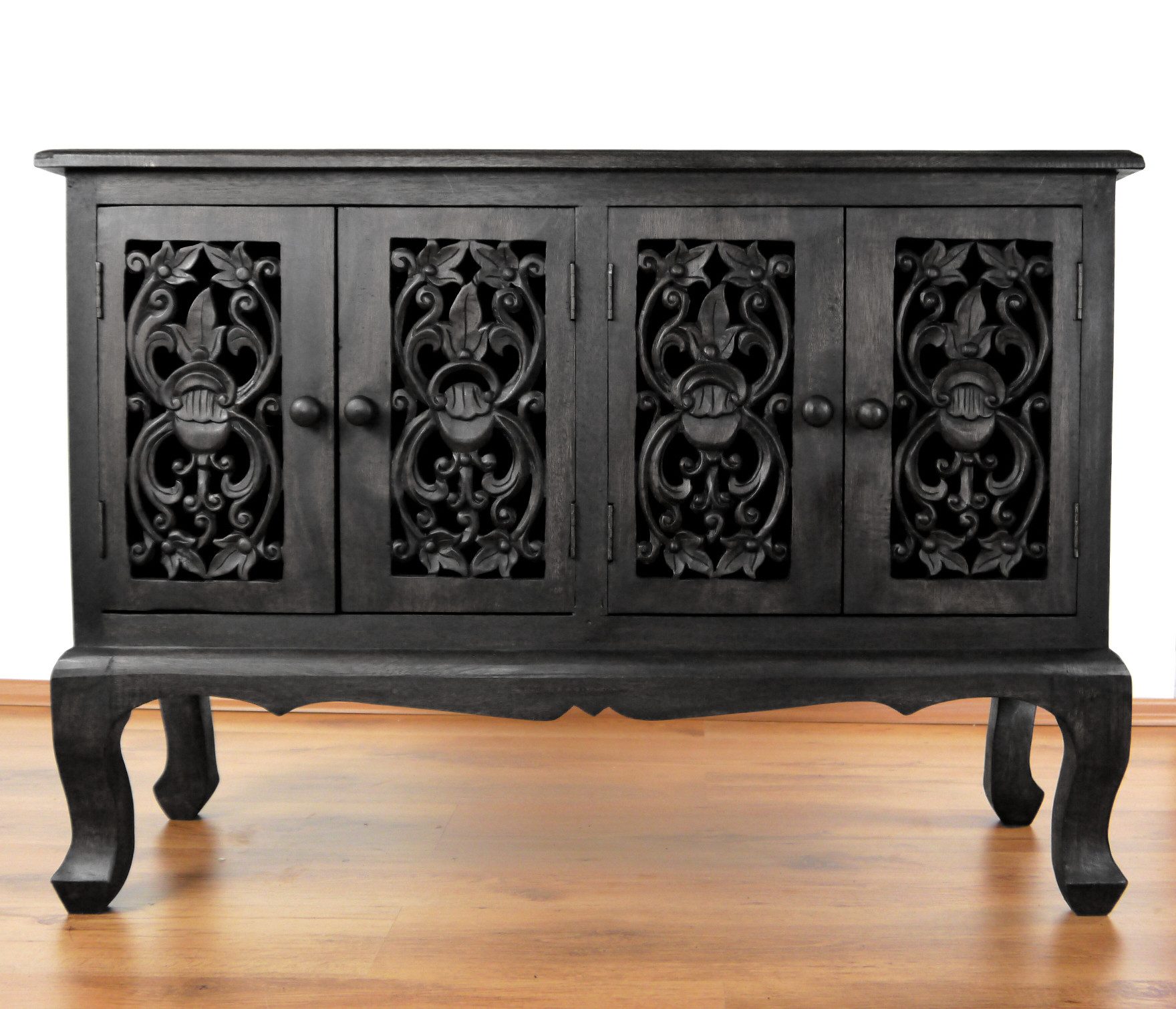 livasia Sideboard Sideboard Massivholz Akazie 100x35x70cm günstig online kaufen