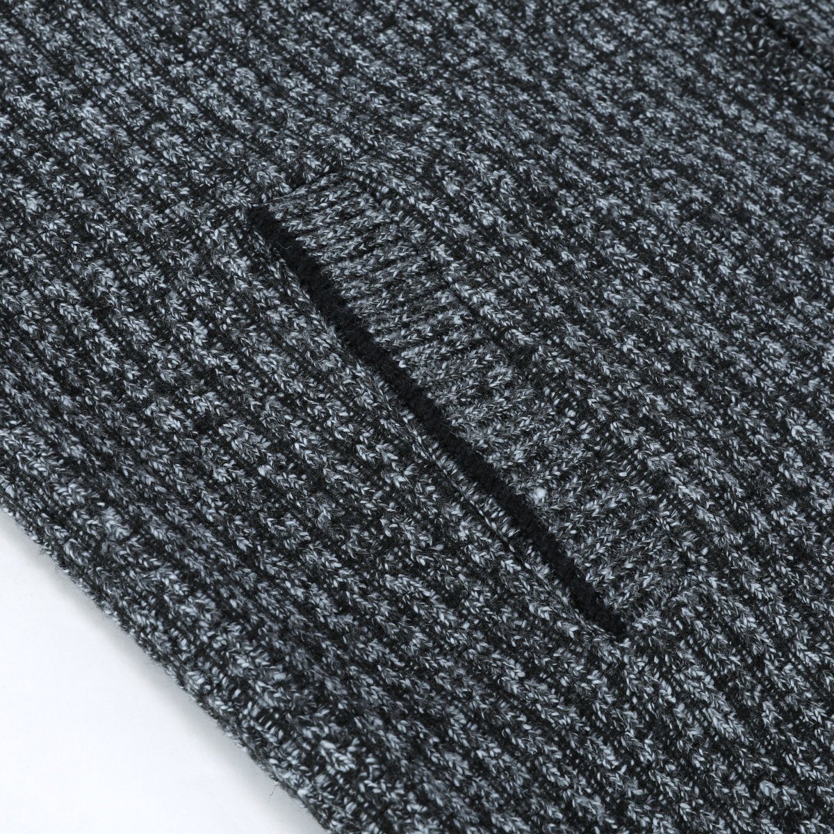 Allthemen Strickjacke mit Stehkragen Herren klassischer Cardigan – Bild 5 von 5