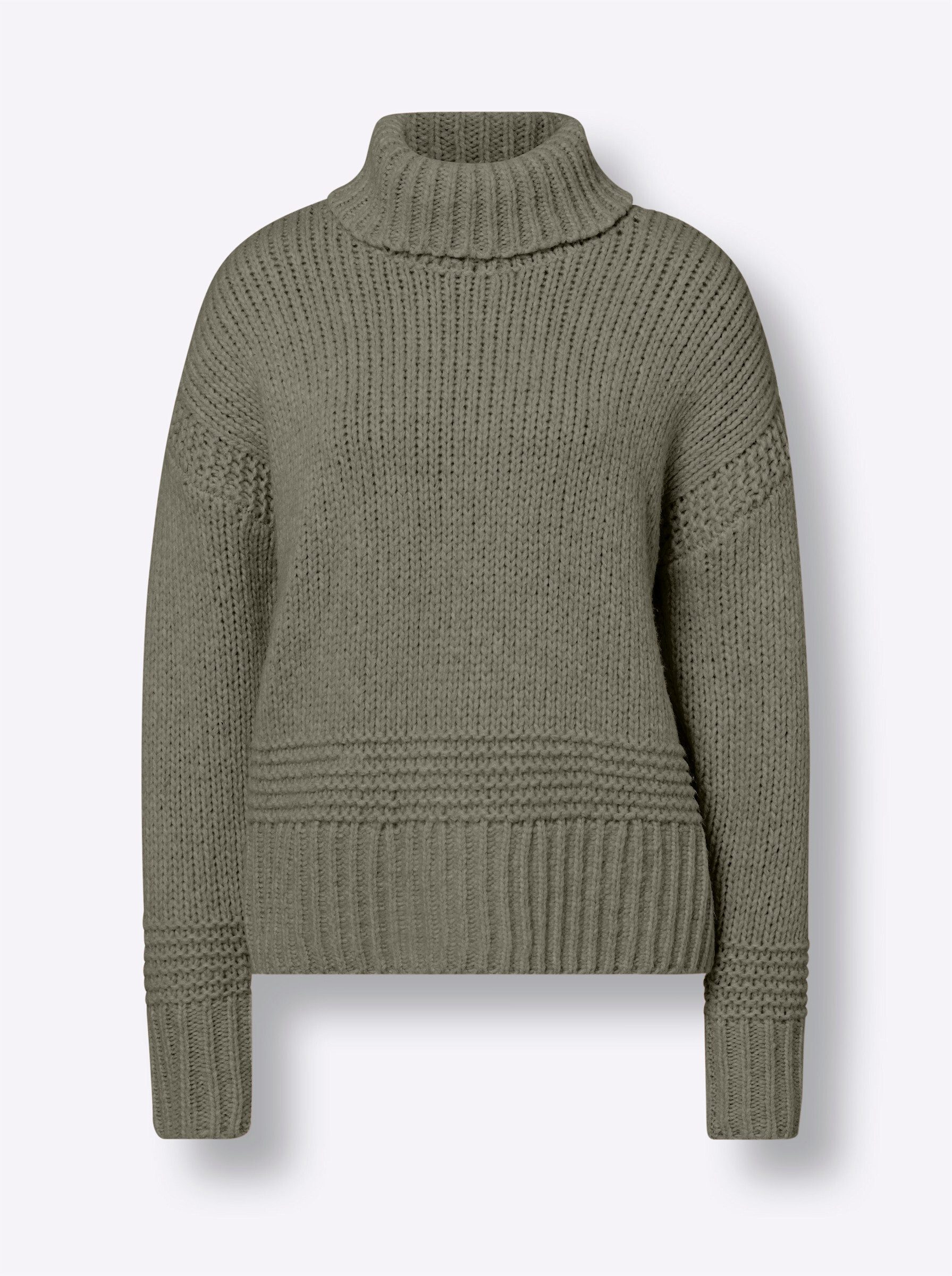 heine Strickpullover Pullover Langarm Struktur