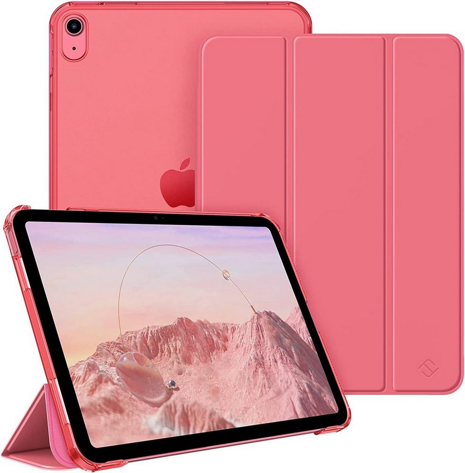 Fintie Tablet-Hülle für iPad 11. Generation 2025 (A16) 11 Zoll, iPad 10. Generation 2022 10.9 Zoll, Ultradünn Case mit transparenter Rückseite Abdeckung, Auto Schlaf/Wach