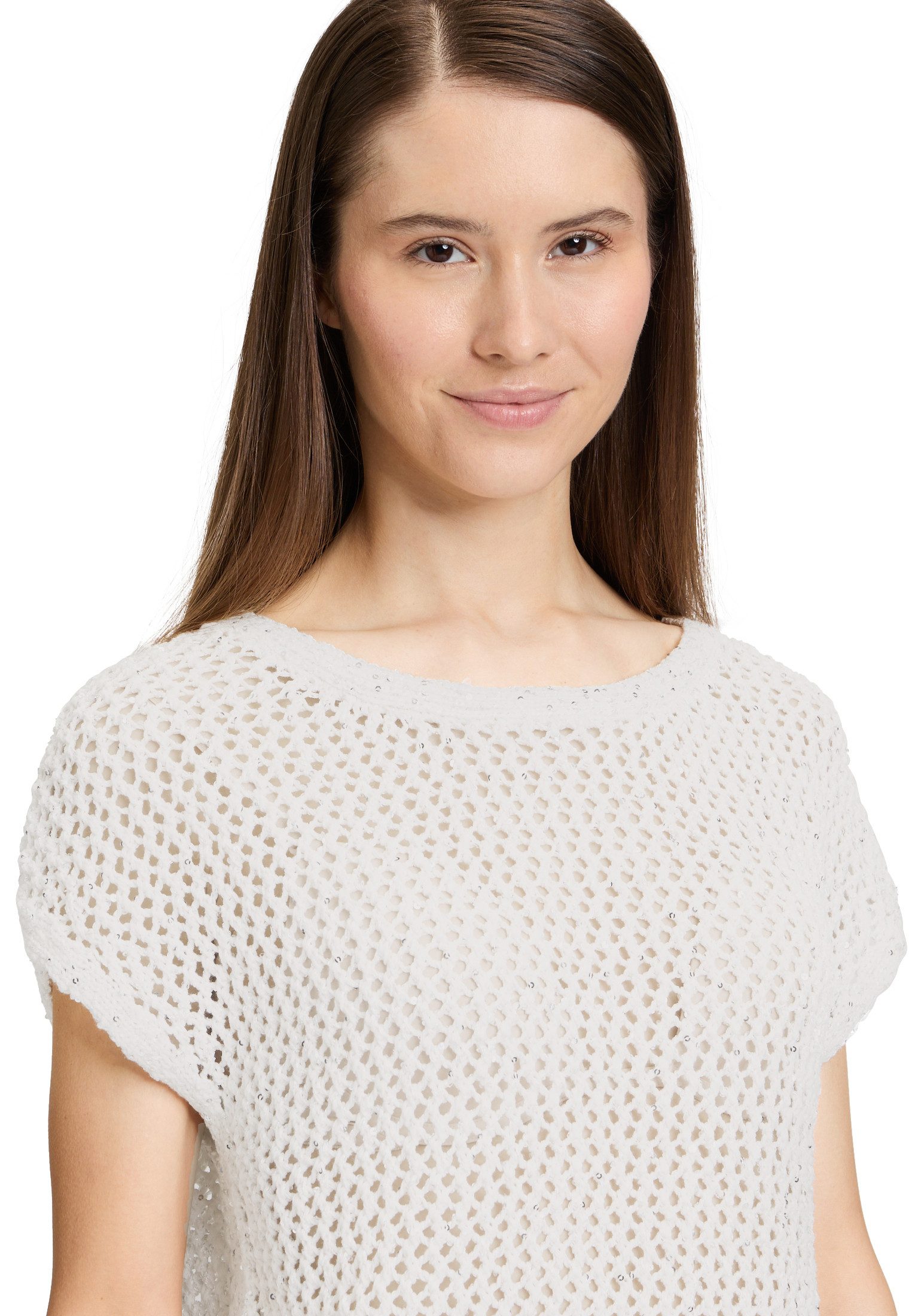 Betty&Co Stricktop Damen mit Effektgarn Glitzer