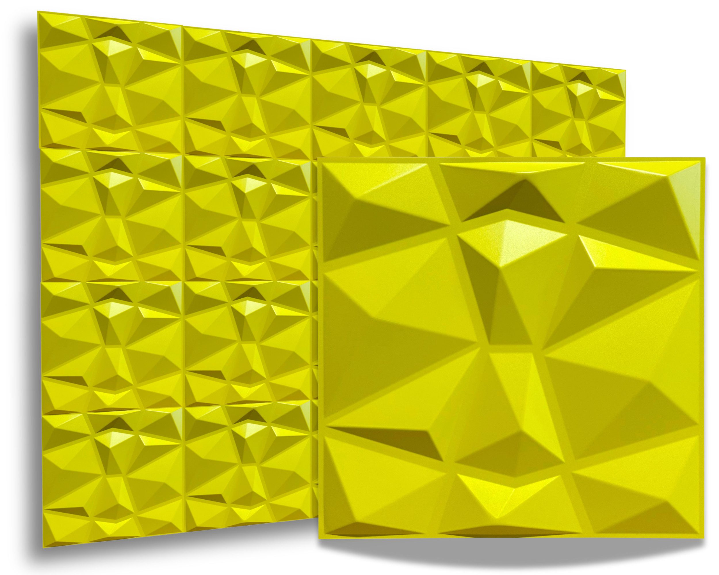 IKHEMalarka 3D Wandpaneel 3D Paneele PVC Kunststoffpaneele, BxL: 50,00x50,0 günstig online kaufen