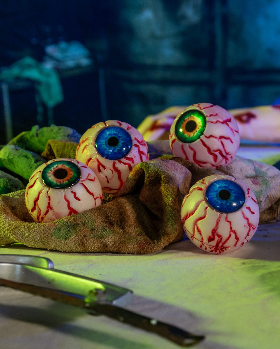 Horror-Shop Dekoobjekt Sack mit Halloween Augen als Splatter Deko