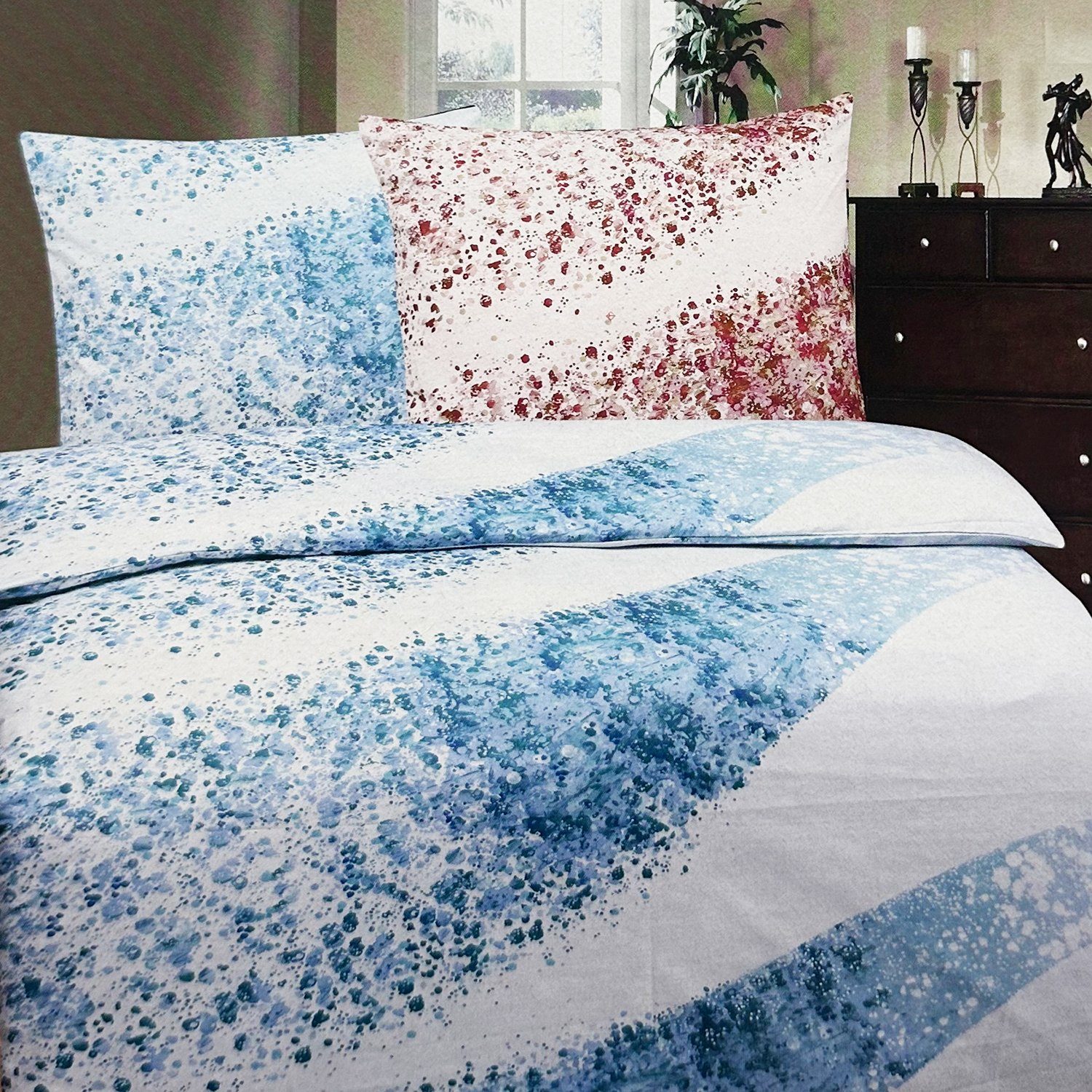 INDA-Exclusiv Jugendbettwäsche 2tlg Mikrofaser Постельное белье Reißverschluss 135x200cm