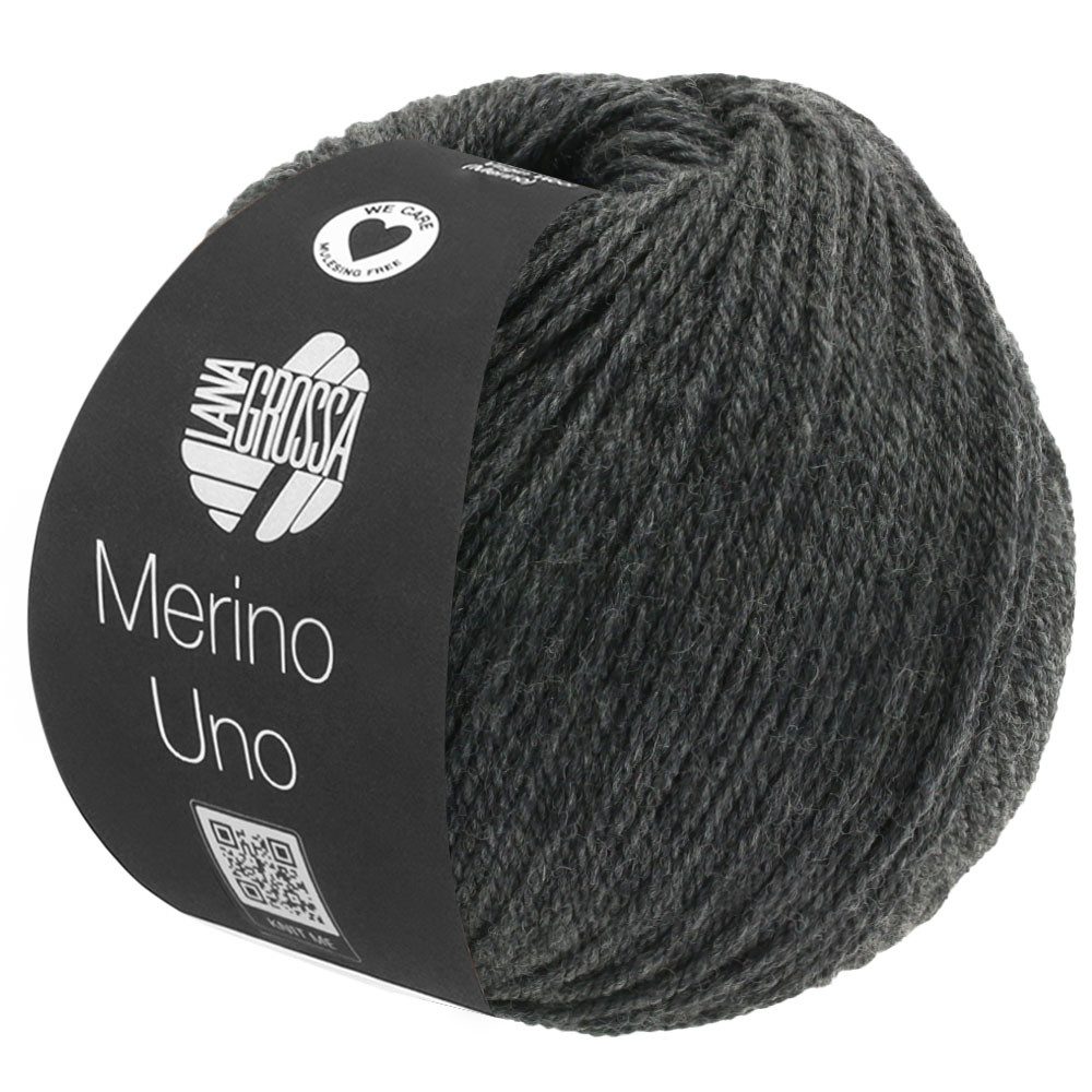 LANA GROSSA MERINO UNO Häkelwolle, 125 m (Extrafeine Merinowolle mit Superwash-Ausrüstung), 50 g