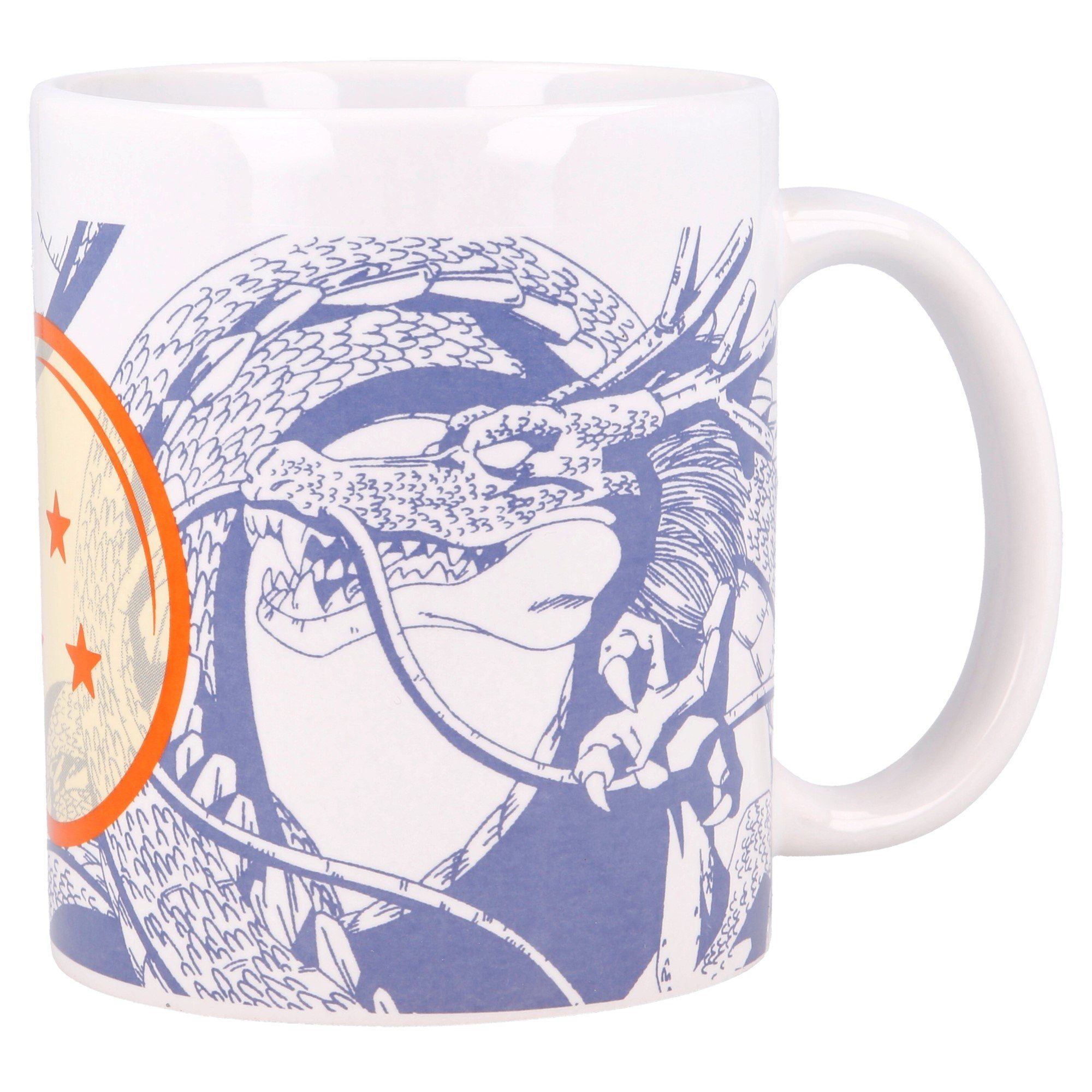 Dragon Ball Tasse Anime DragonBall Goku Kaffeetasse Teetasse Geschenkidee 330 ml, Keramik