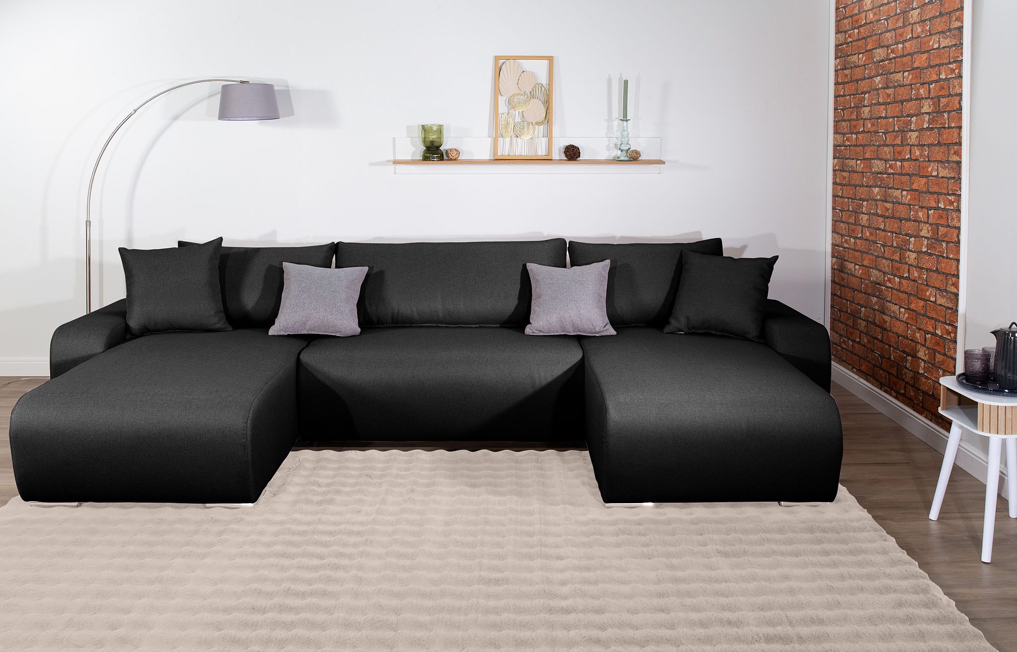 COLLECTION AB Wohnlandschaft Paola U-Form, mit günstig online kaufen