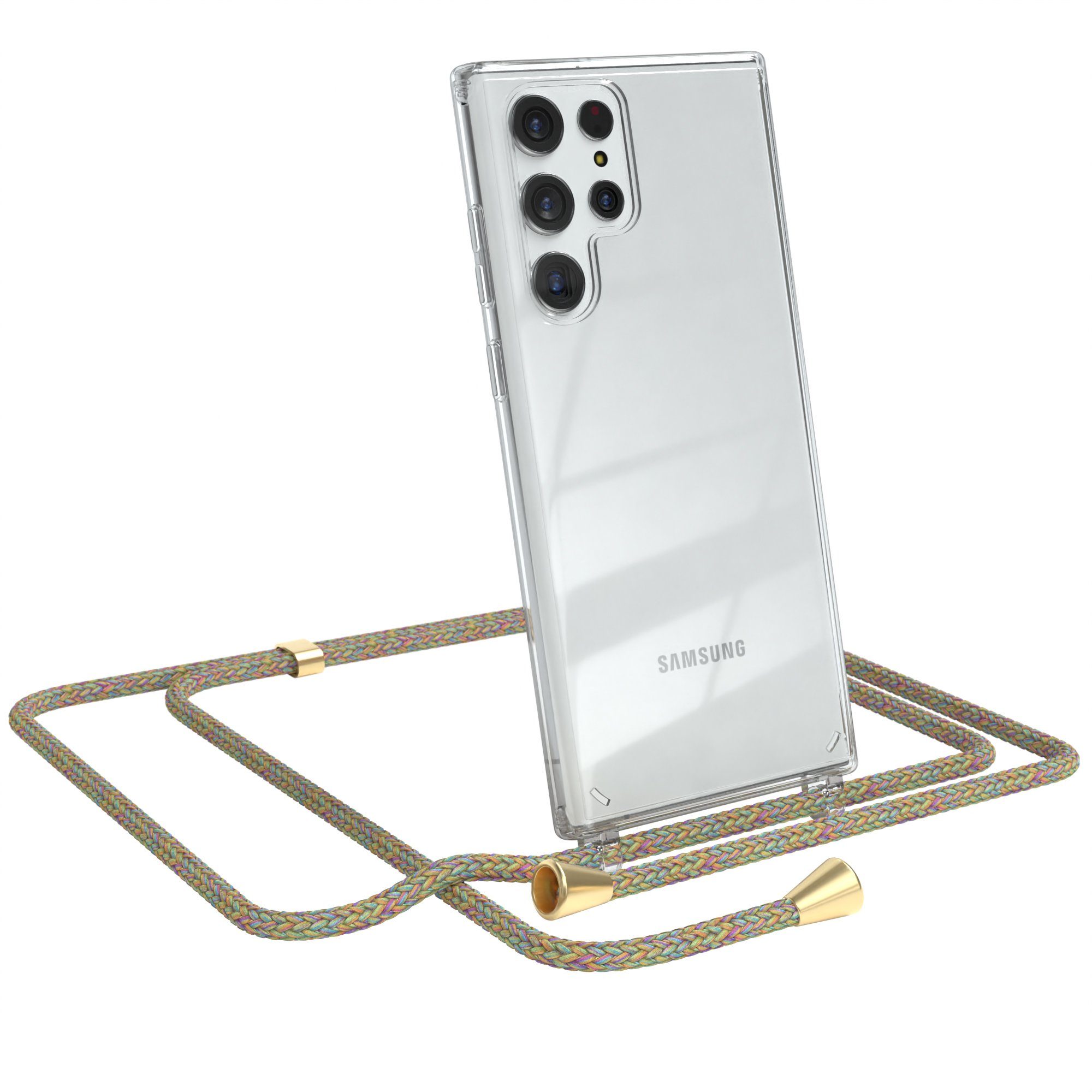Handykette Hülle mit Kette für Samsung Galaxy S22 Ultra 5G