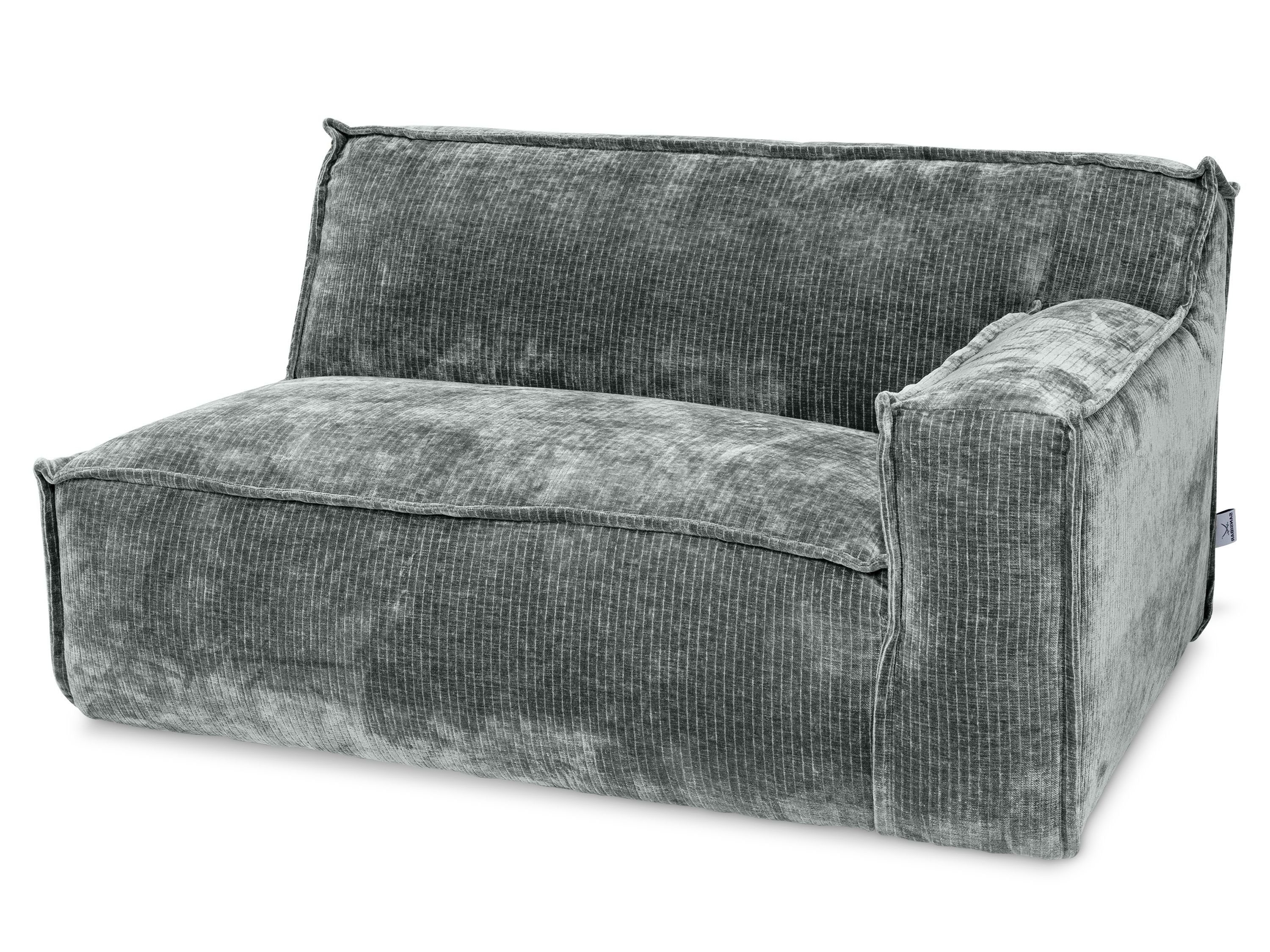 145x79x110 Sitzelement Living Sitzelement, SANSIBAR 145x79x110 RANTUM BHT cm cm) Sofa (BHT grau SANSIBAR