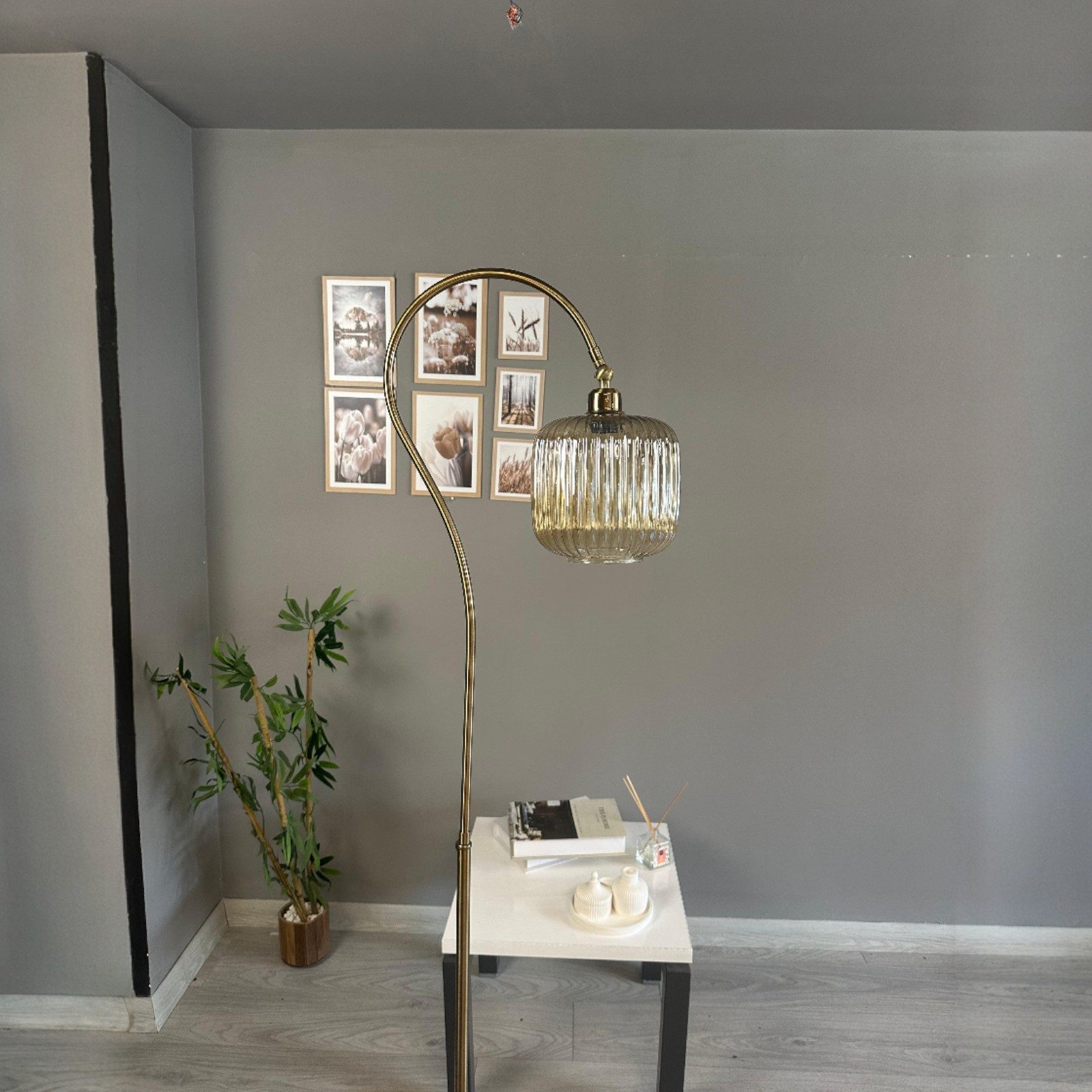 Bamyum Stehlampe Moderne Stehlampe aus Metall mit E27, verstellbarer Lampen günstig online kaufen