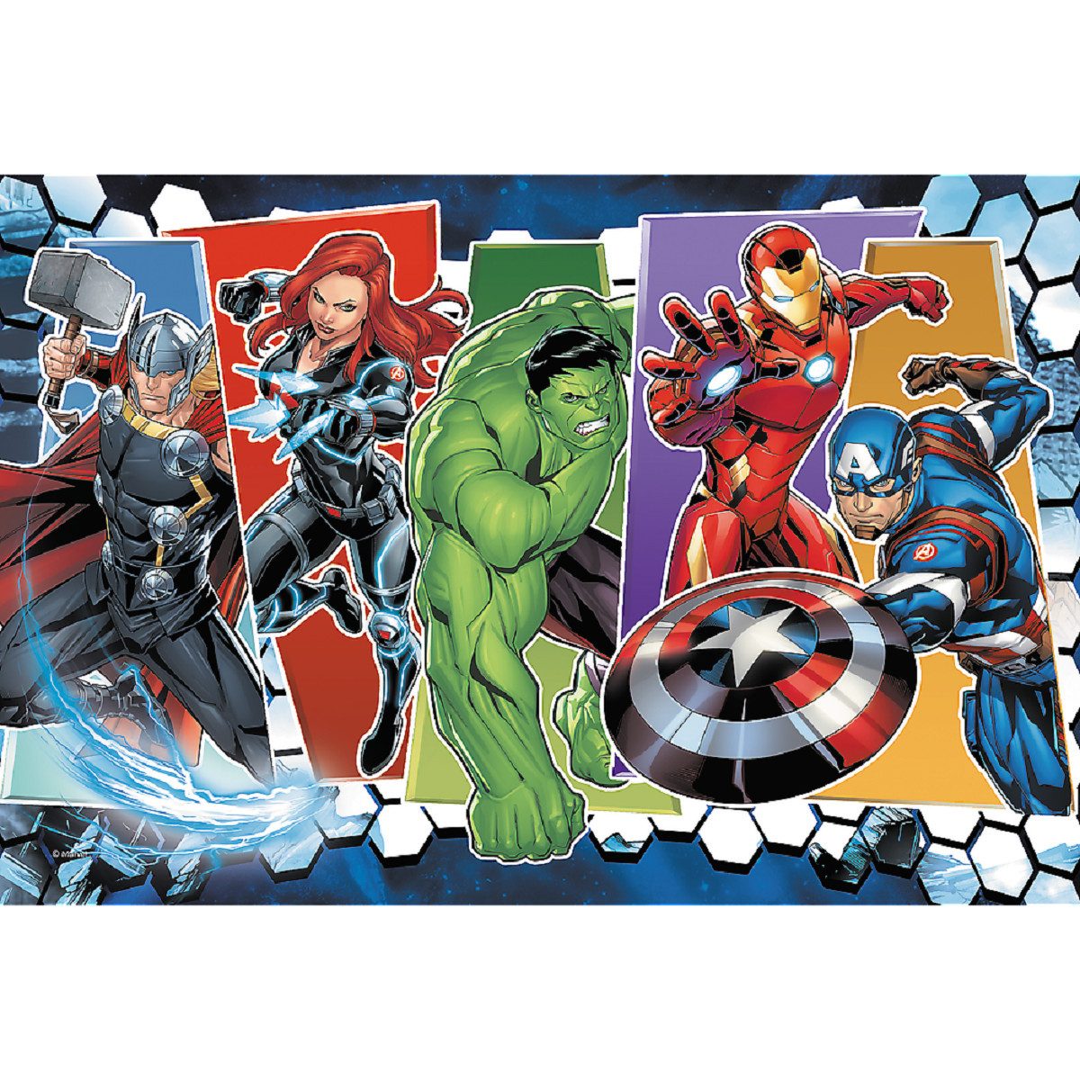 MARVEL Puzzle Avengers Puzzle Perfektes Geschenk für Superhelden-Fans, Puzzleteile