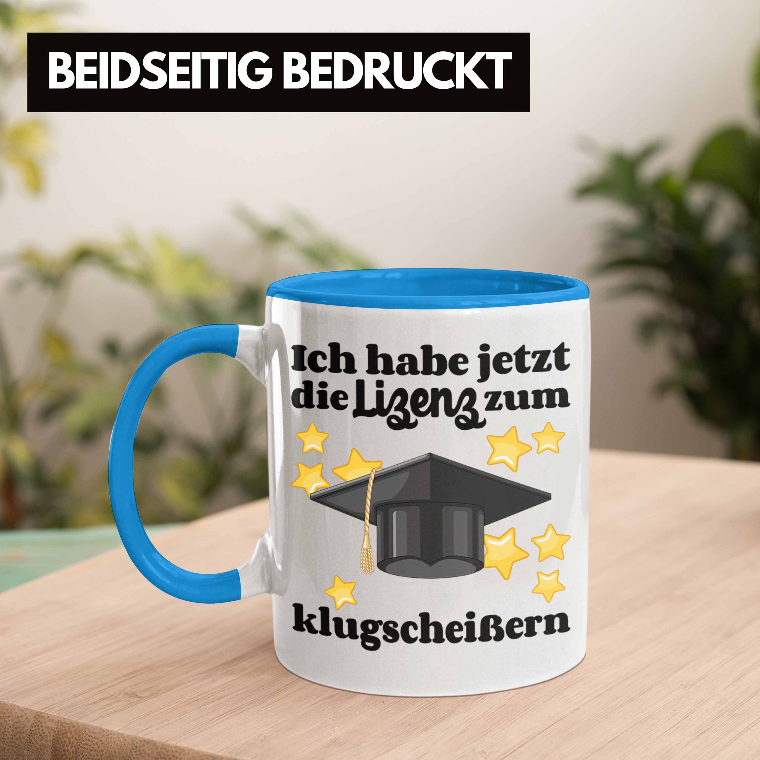 Abitur Abi Weiss Graduation Bachelor Trendation Tasse Abschluss Geschenk Master Trendation Bestanden - Tasse Prüfung Spruch