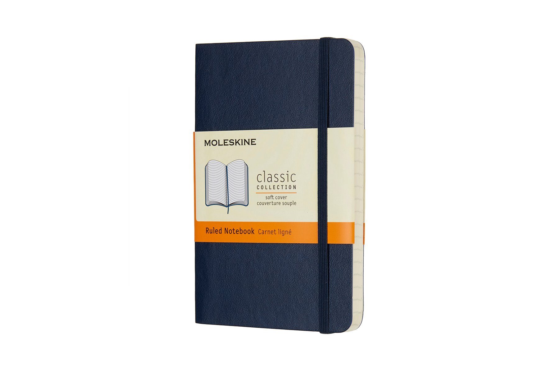 MOLESKINE Notizbuch, Classic Collection - Soft Cover - P/A6 Pocket (9x14) - mit weichem Einband - 70g-Papier Saphir
