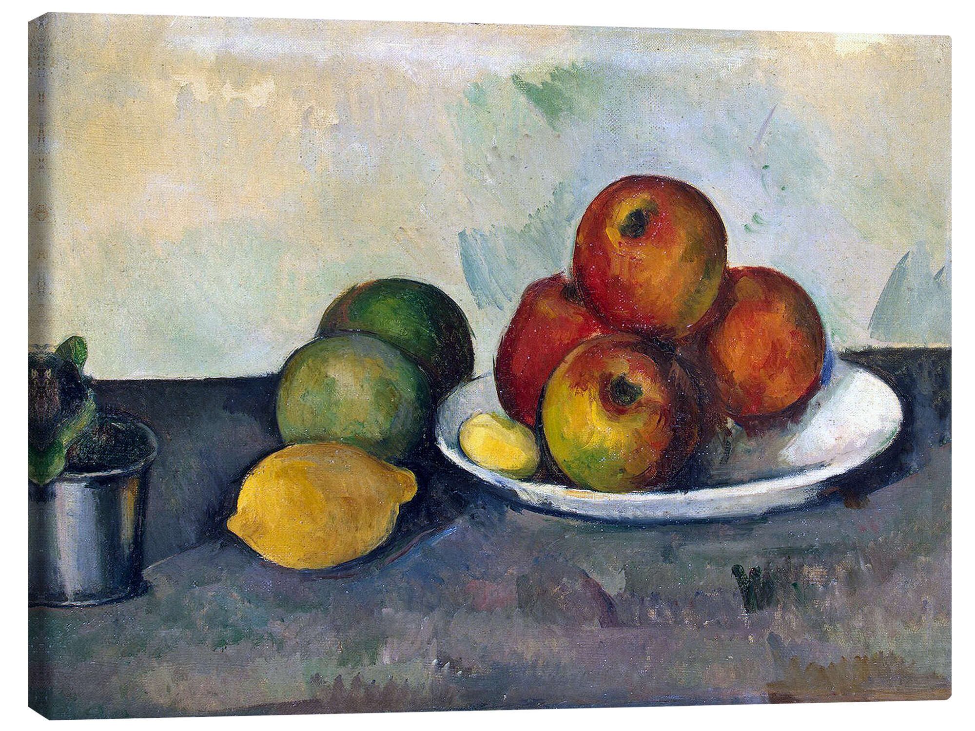Posterlounge Leinwandbild Paul Cézanne, Äpfel, Malerei