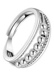 Firetti Fingerring Schmuck Geschenk Silber 925 Silberring Anti-Stress Meditationsring, Made in Germany