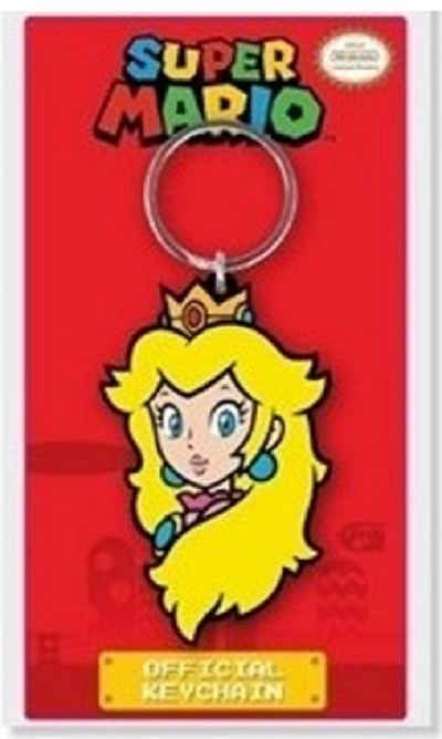 Nintendo Schlüsselanhänger Schlüsselanhänger Kinder Mini Super Mario Peach Anhänger keychain 6cm, Schlüsselanhänger Haustierschlüsselanhänger Geschenk Hund Frau Herren