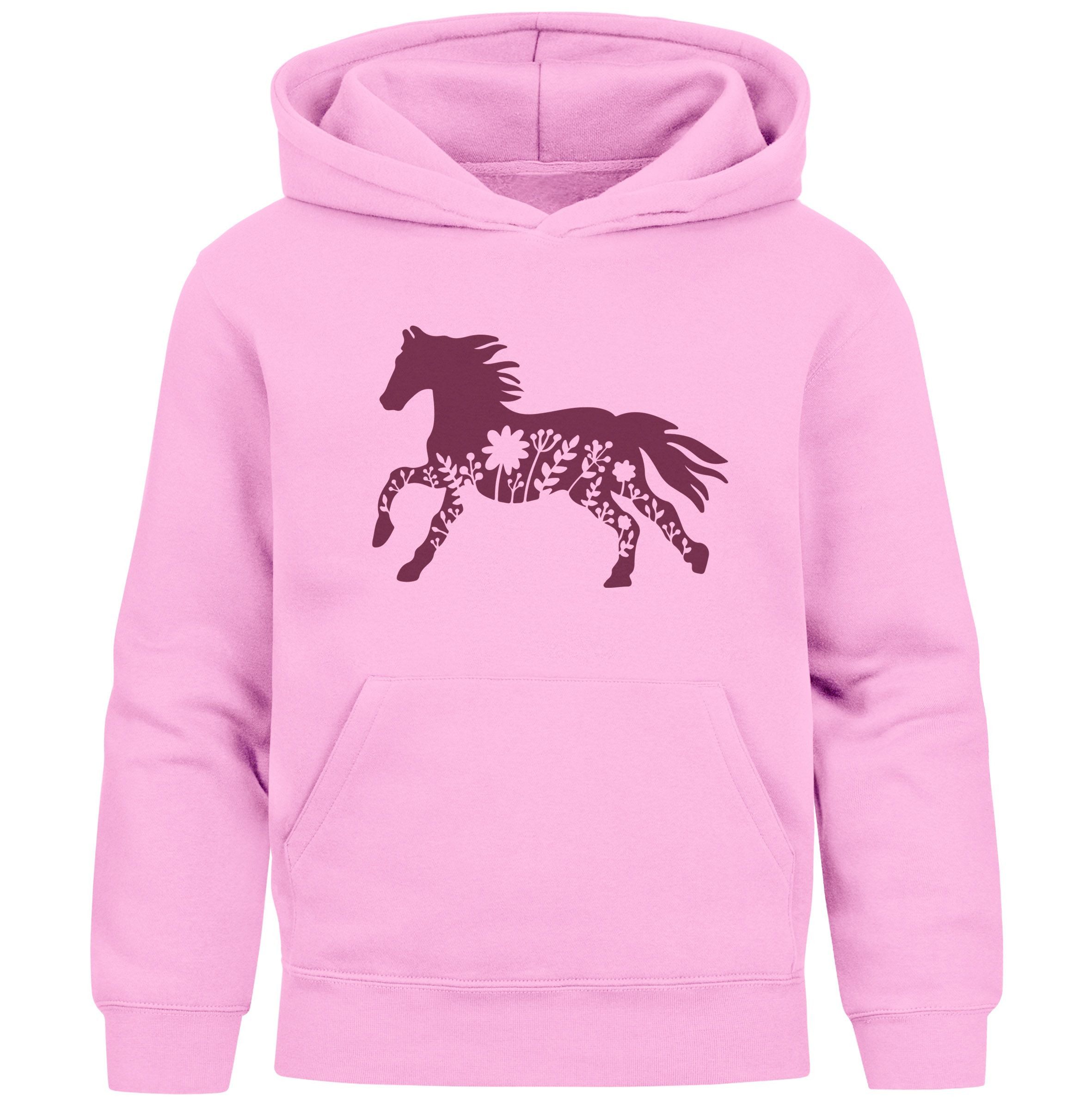 SpecialMe Hoodie Kinder Hoodie Mädchen Pferdemotiv Aufdruck Print Mädchengeschenke