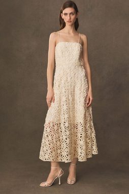 Next Spitzenkleid Premium-Kleid mit Overlay und Blumendruck (1-tlg)