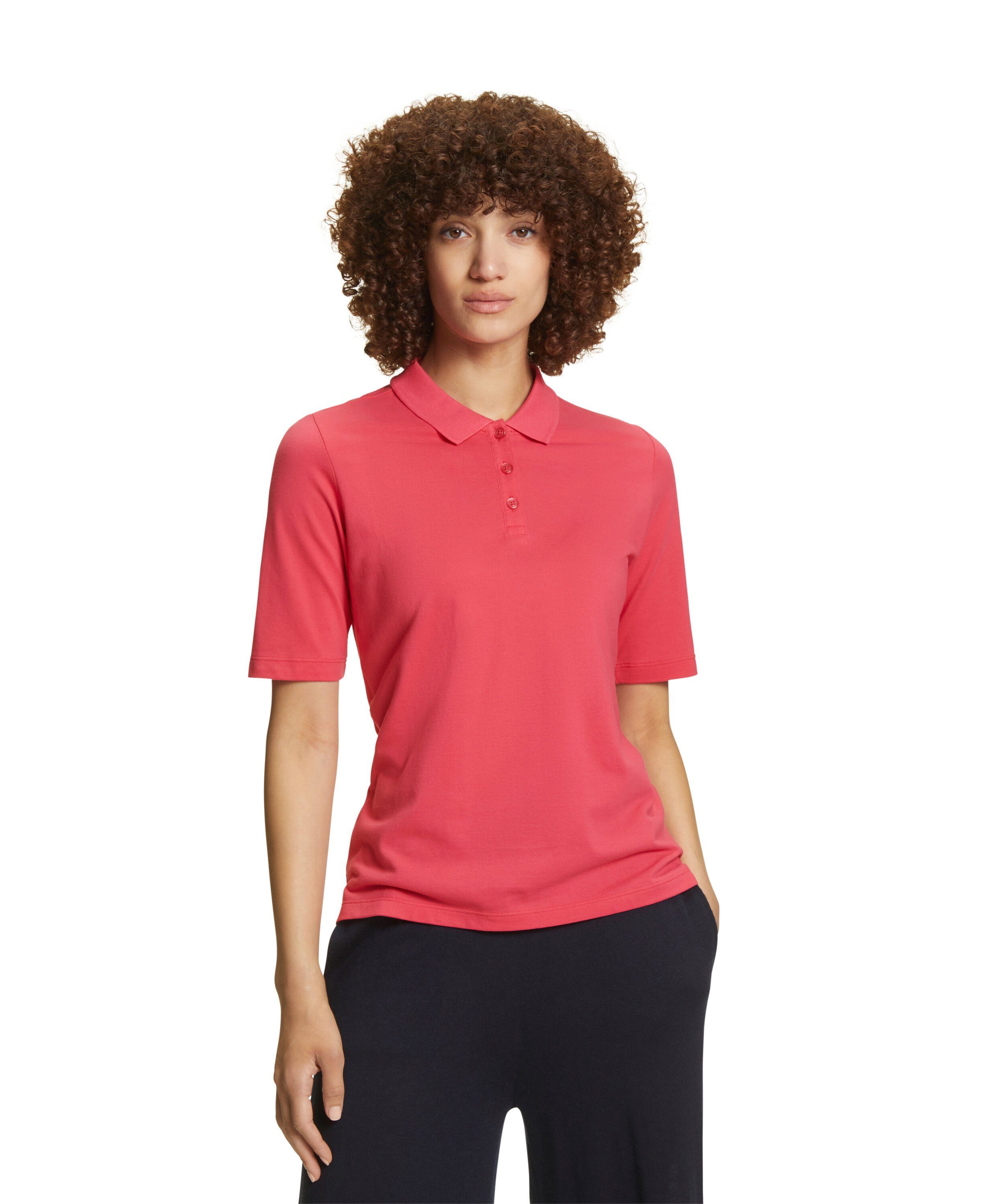 FALKE Poloshirt aus reiner Baumwolle fuchsia (8856)