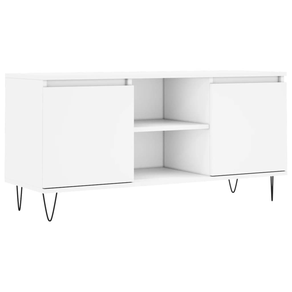 vidaXL TV-Schrank TV-Schrank Weiß 104x35x50 cm Holzwerkstoff (1-St) günstig online kaufen