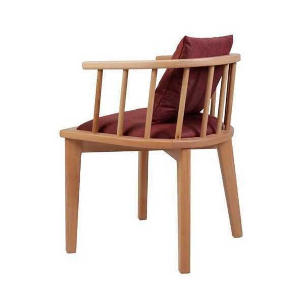 Stuhl Esszimmerstuhl Made Einsitzer in St), JVmoebel Esszimmer Europa Polster Brauner 1-Sitzer (1 Holzstuhl Design